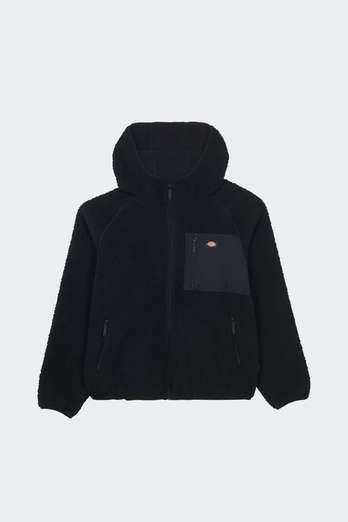 DICKIES Hoodie zippé Noir