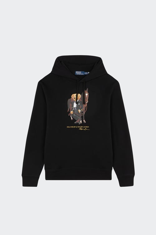 Polo - Hoodie - Taille M Noir