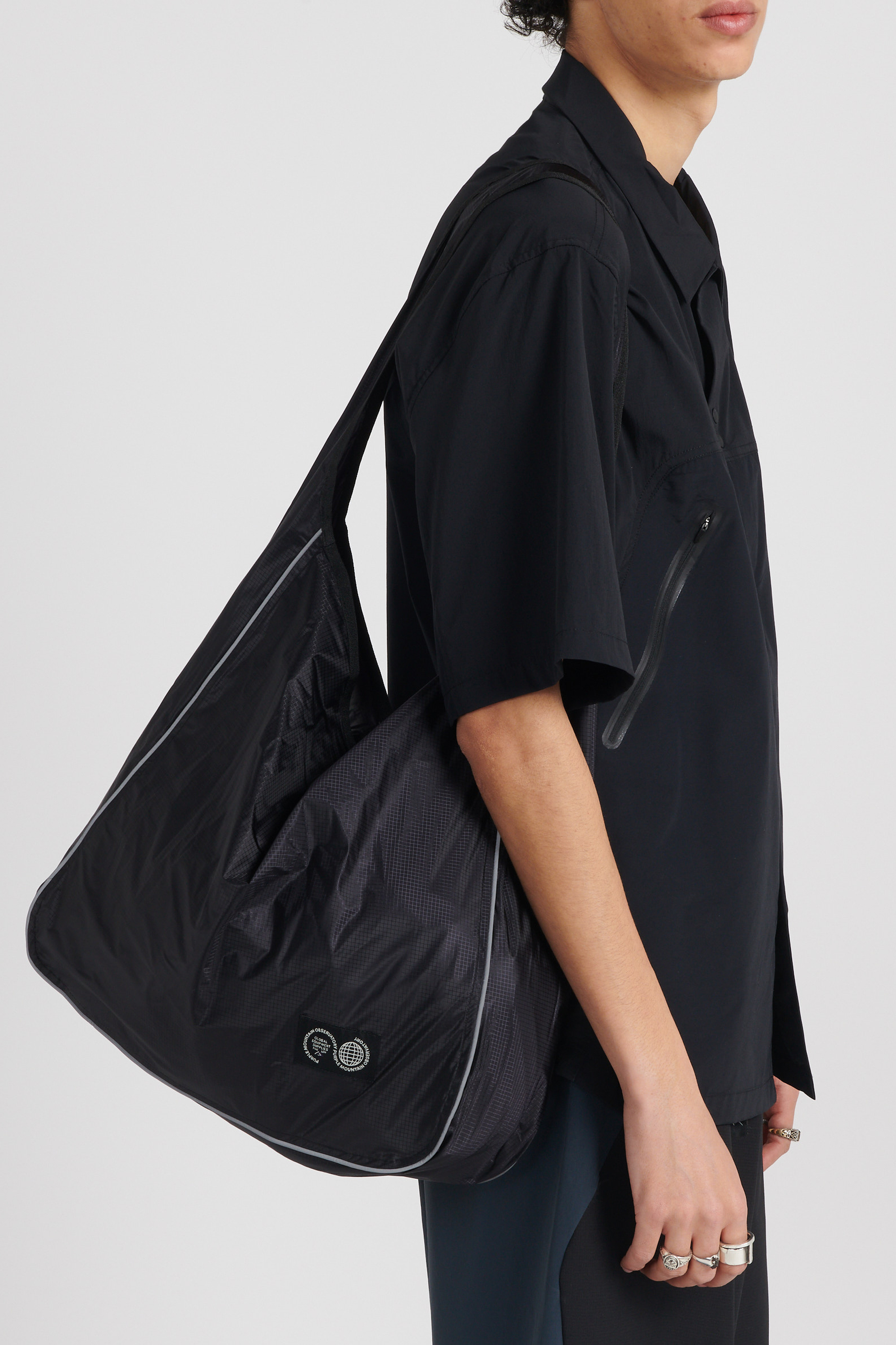 Tote bag | Noir PURPLE MOUNTAIN OBSERVATORY Homme
