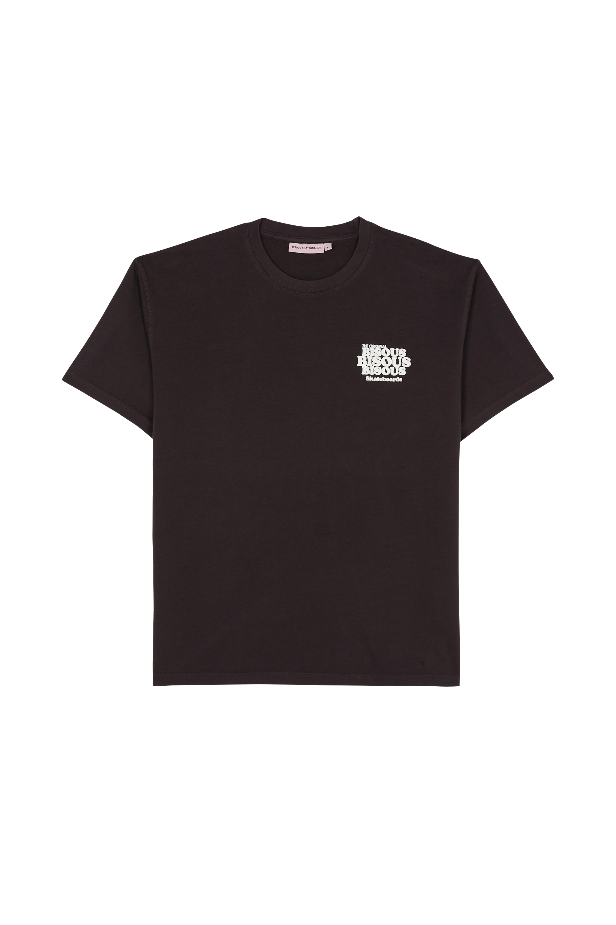 T-shirt BISOUS SKATEBOARDS Gris