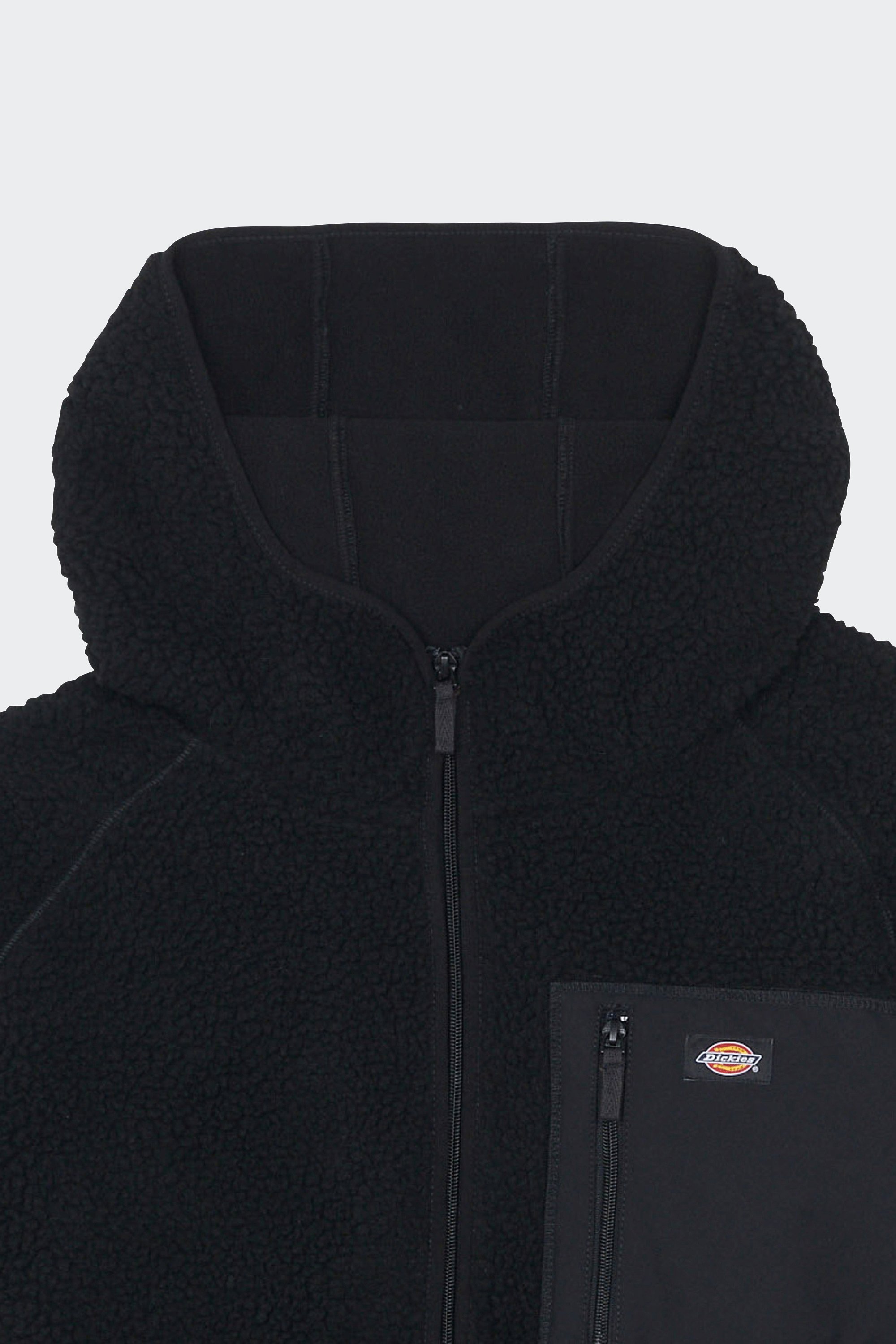 Regular-fit zip-up cotton-blend hoodie with Pony Player | Black by DICKIES Regular-fit zip-up cotton-blend hoodie with Pony Player Black