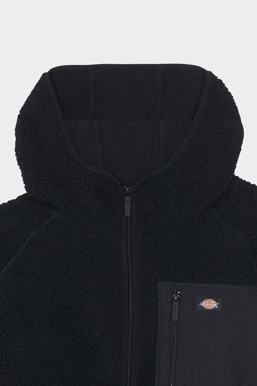 DICKIES Hoodie zippé Noir