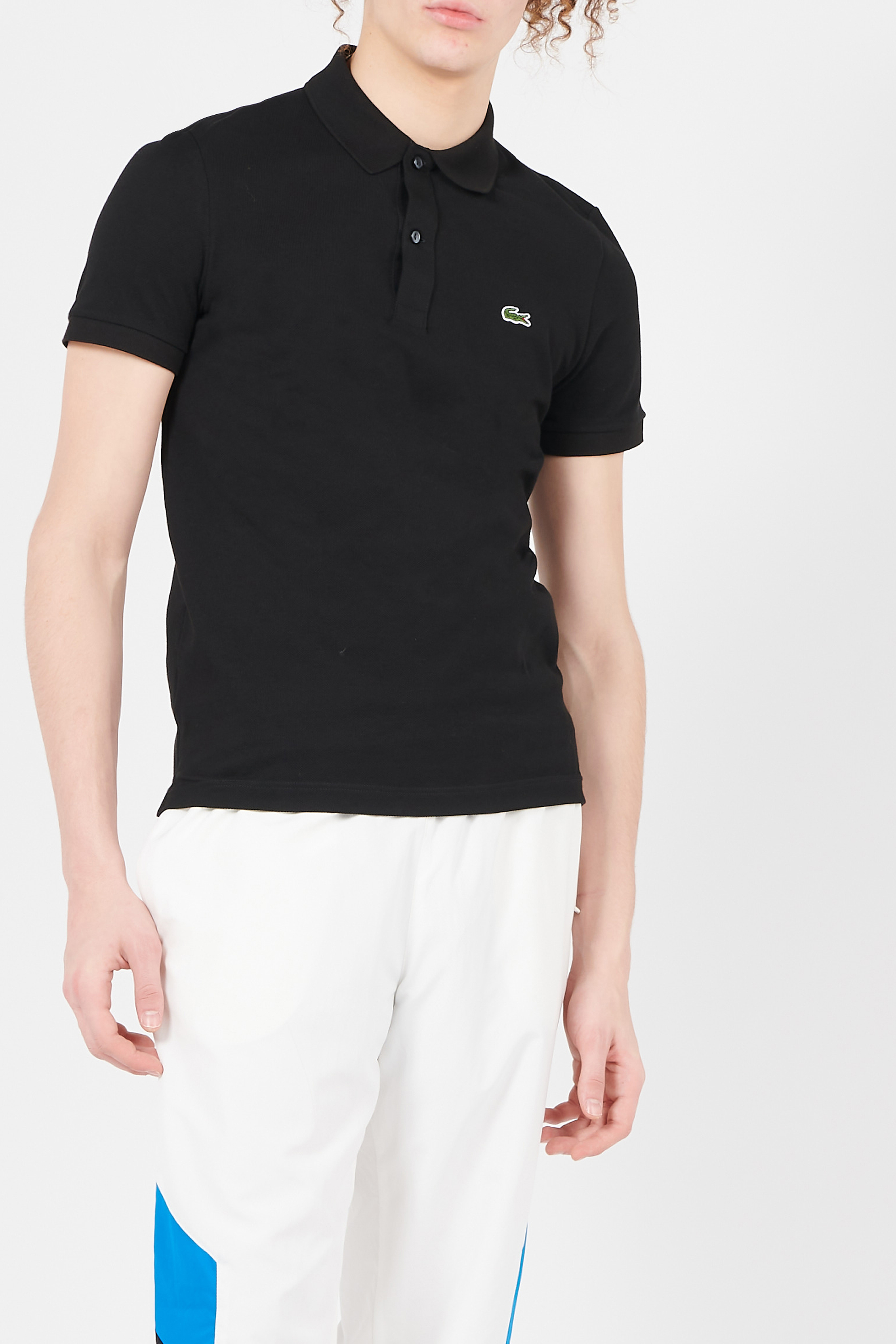 Polo slim-fit en coton | Noir LACOSTE Homme