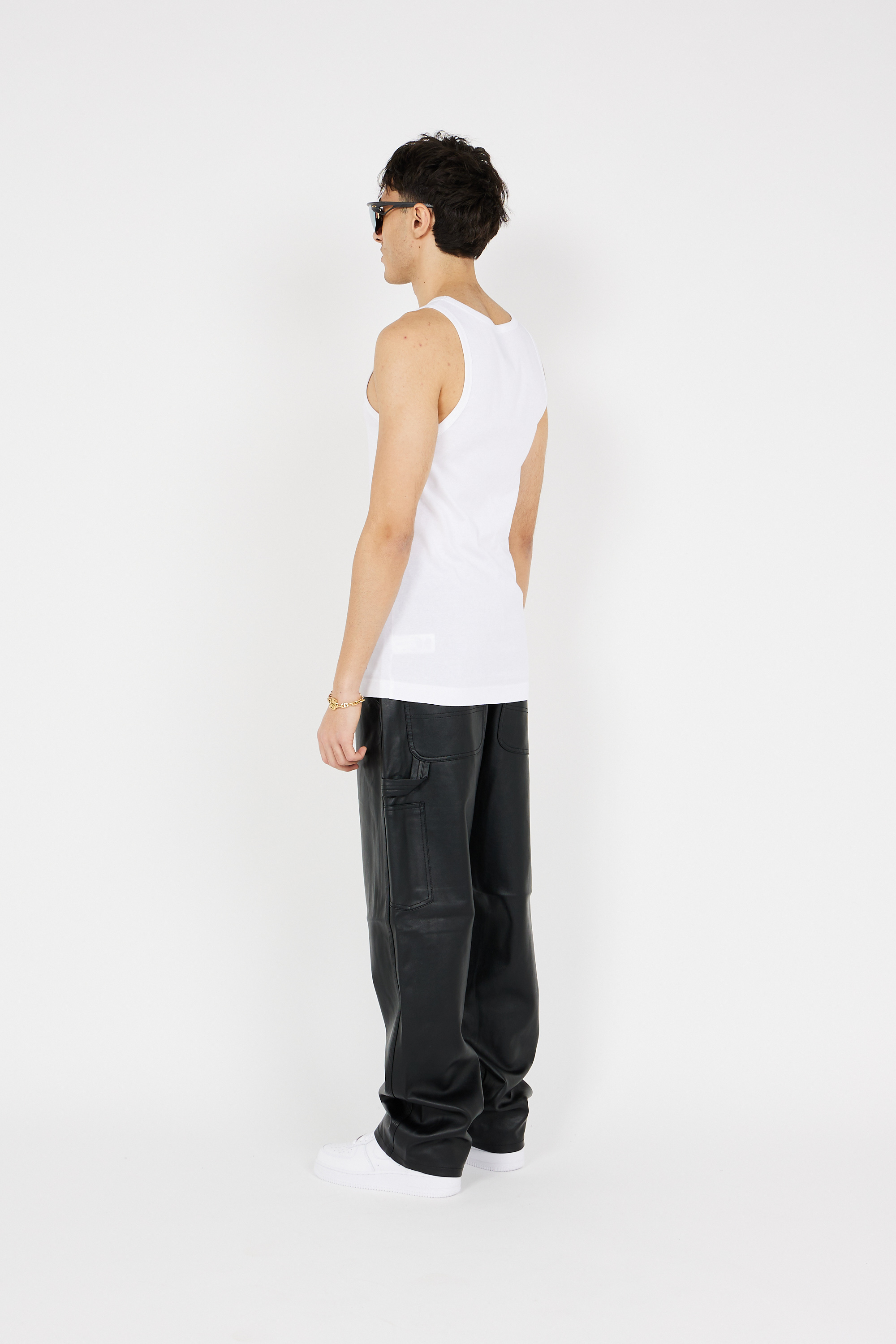 Set of 2 classic tank tops White