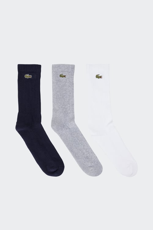 LACOSTE Lot de 3 paires de chaussettes Multicolore