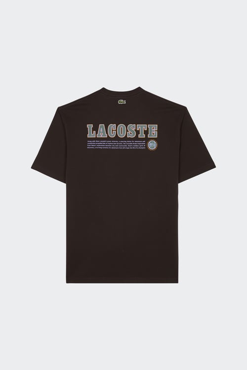 LACOSTE T-shirt Marron