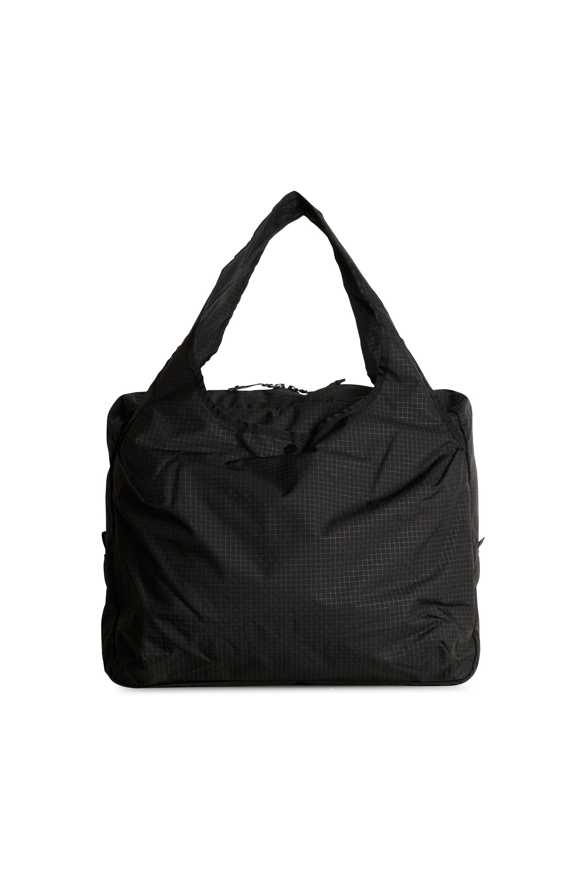 Straight checked wool-blend pants CAYL Black