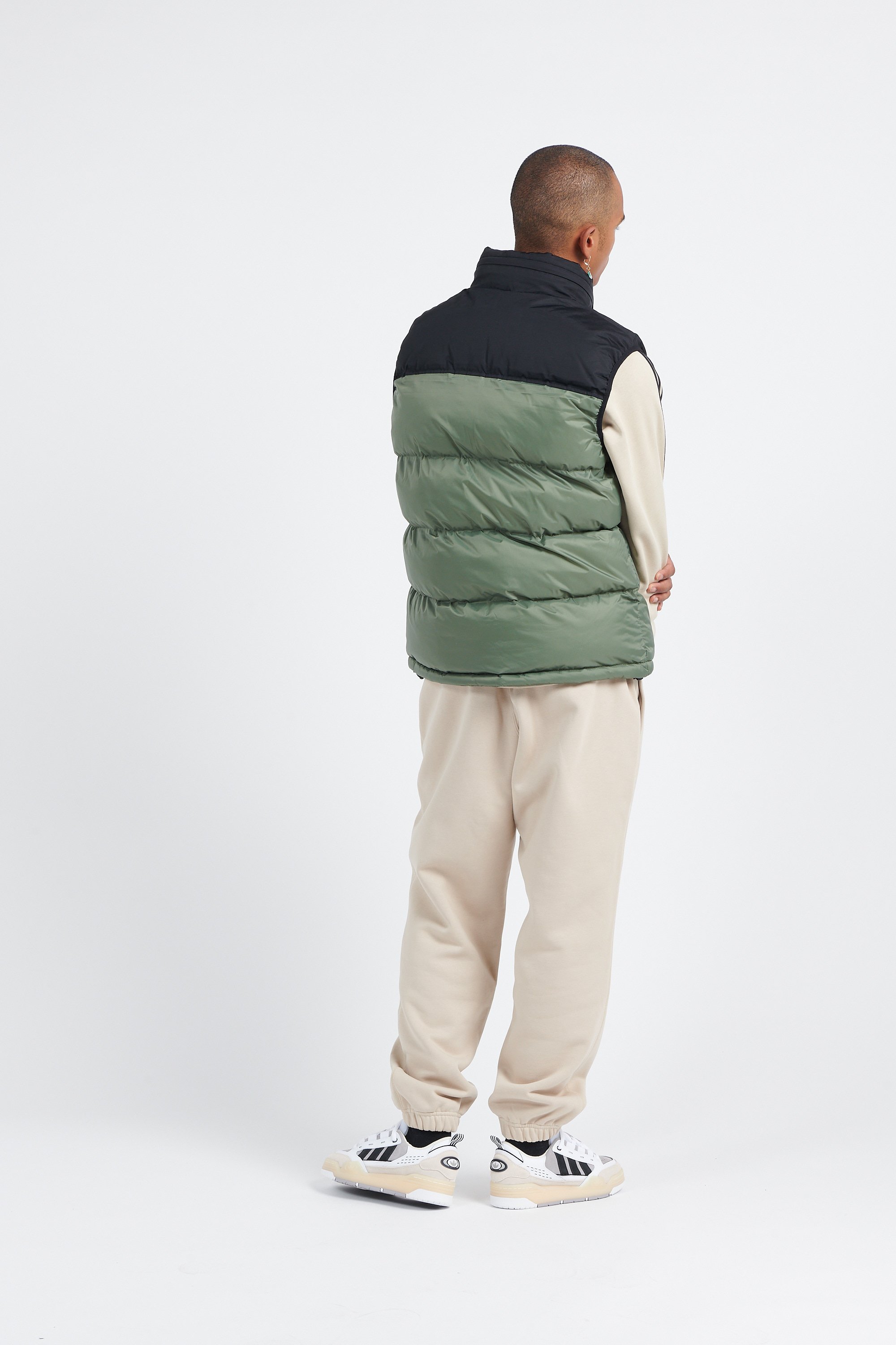 Sleeveless Puffer Jacket | Green SCHOTT Men