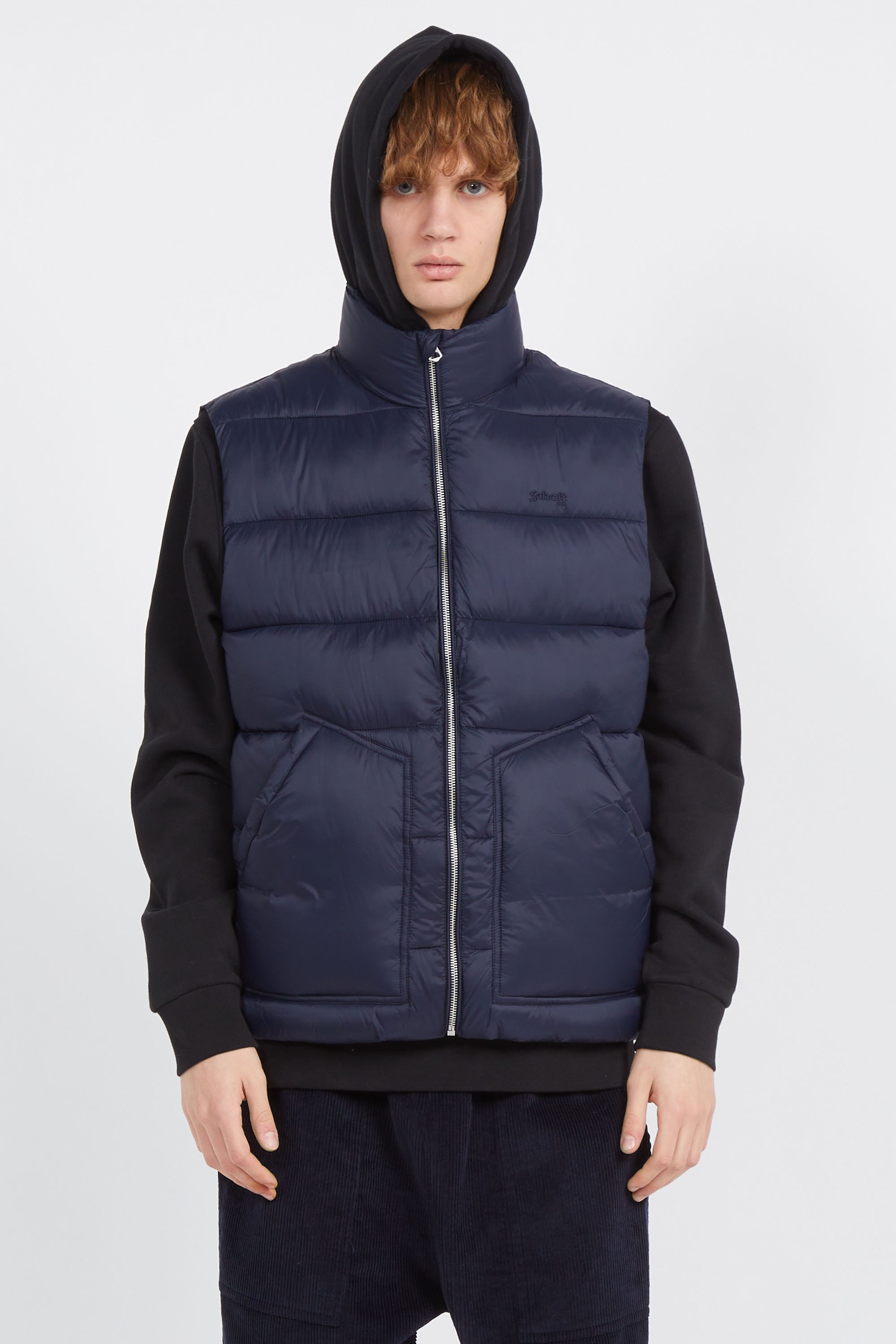 puffer coat | Blue by SCHOTT puffer coat Blue