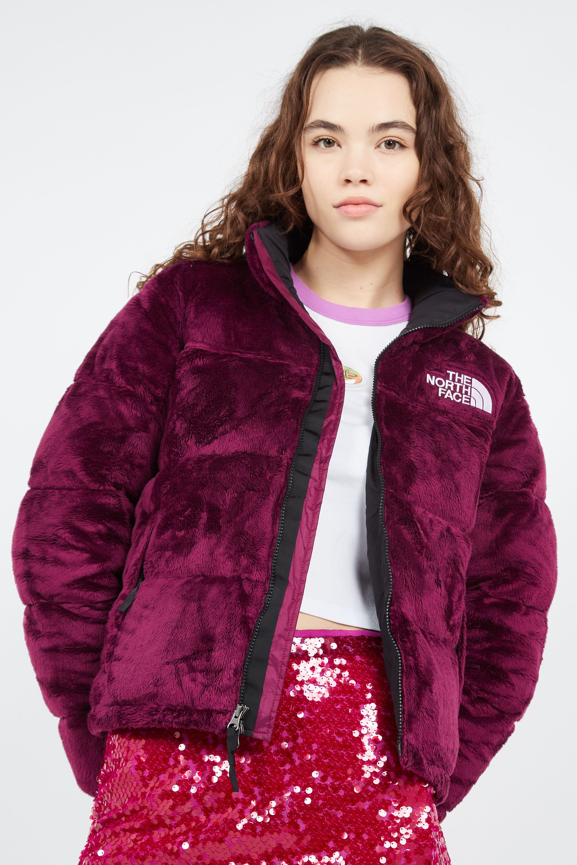 Doudoune the best sale north face violette