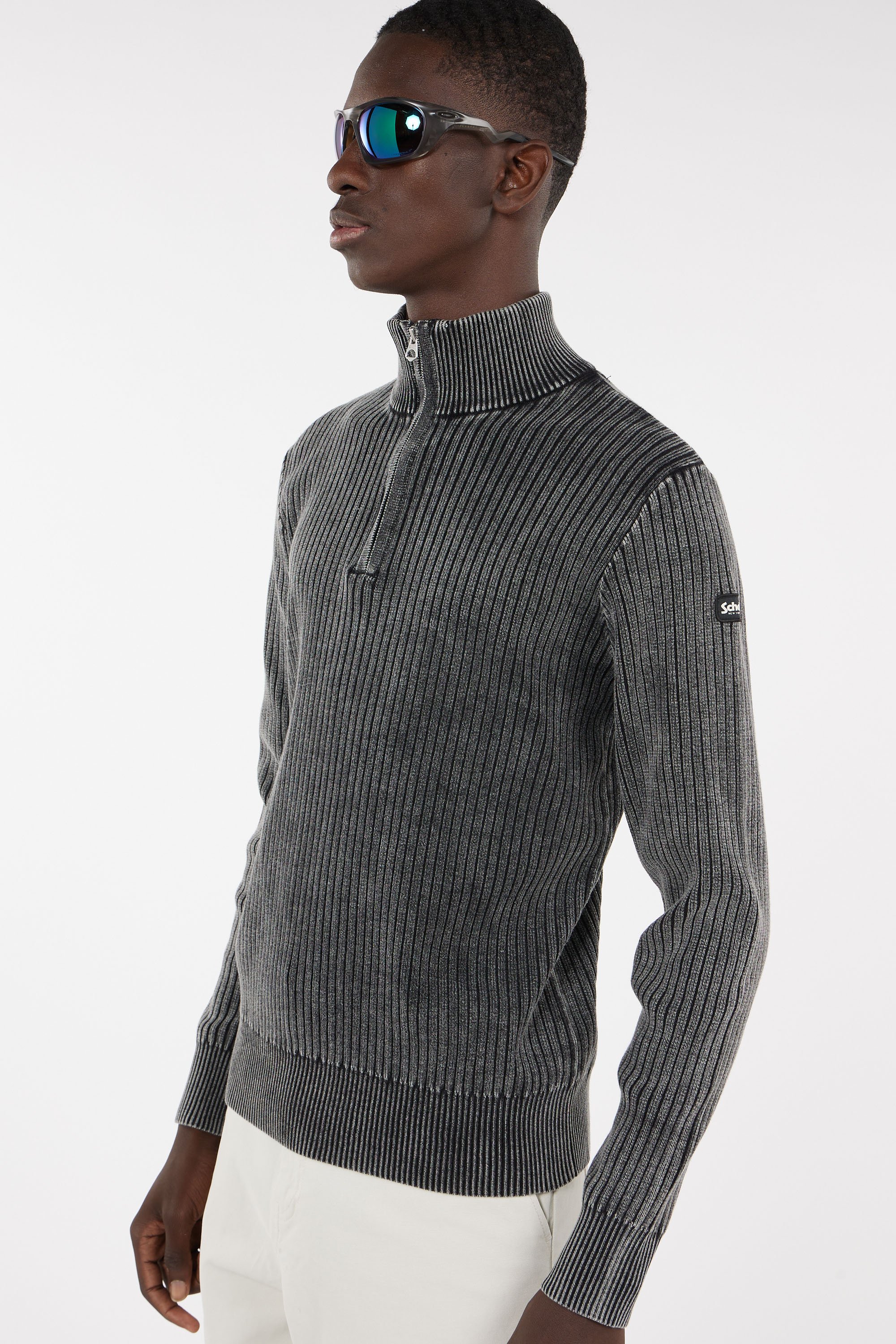 Sweater | Black by SCHOTT Sweater Black
