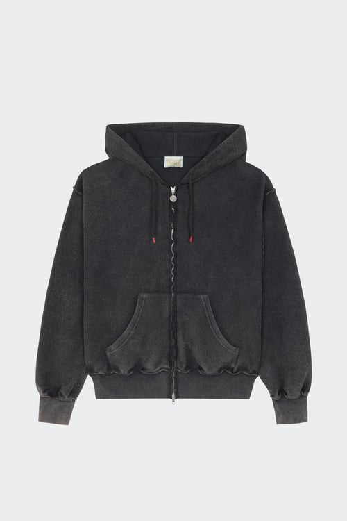ARIES Hoodie zippé Noir