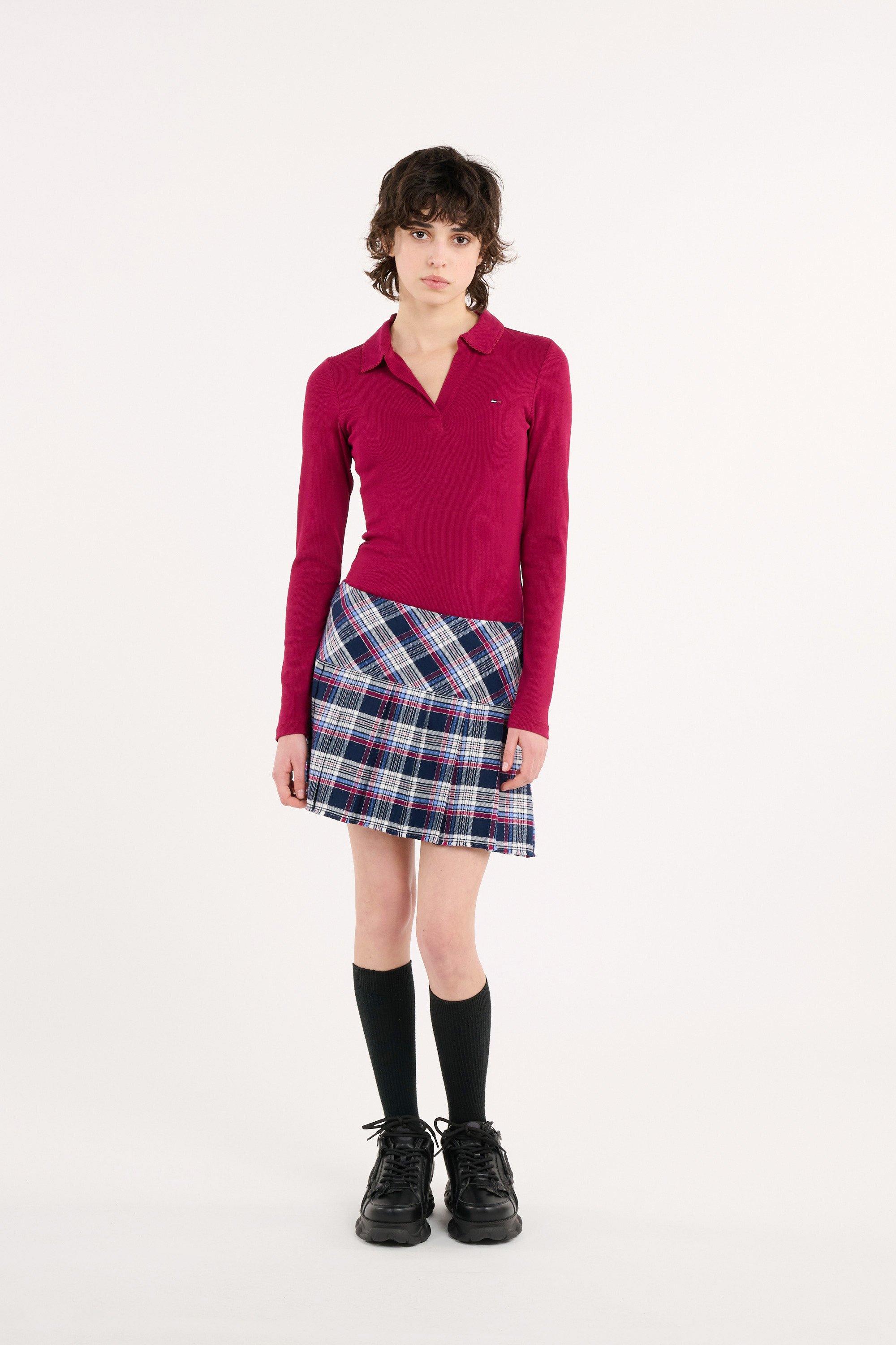 Polo shirt TOMMY JEANS Red