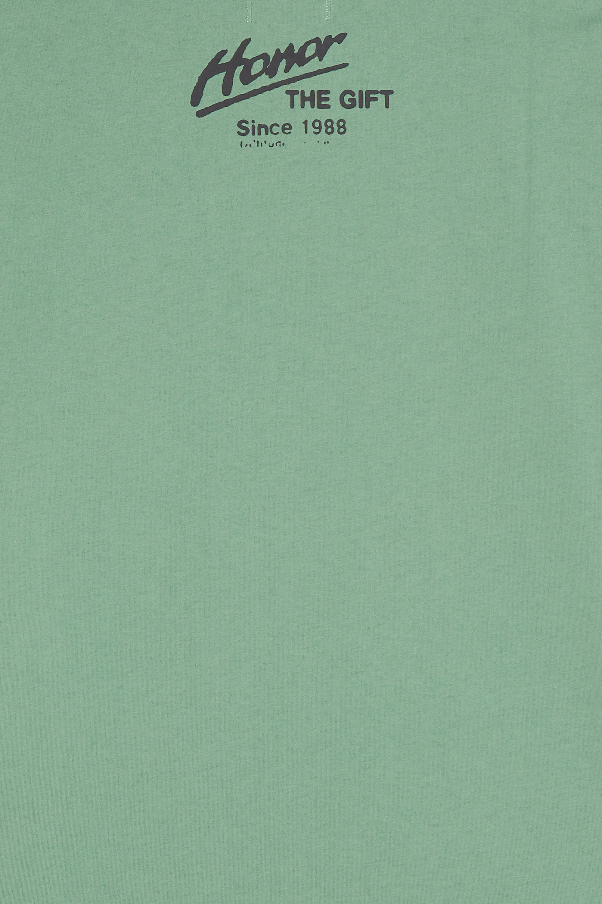 Regular-fit round-neck cotton T-shirt Green