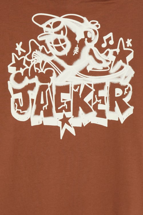 JACKER Hoodie Marron