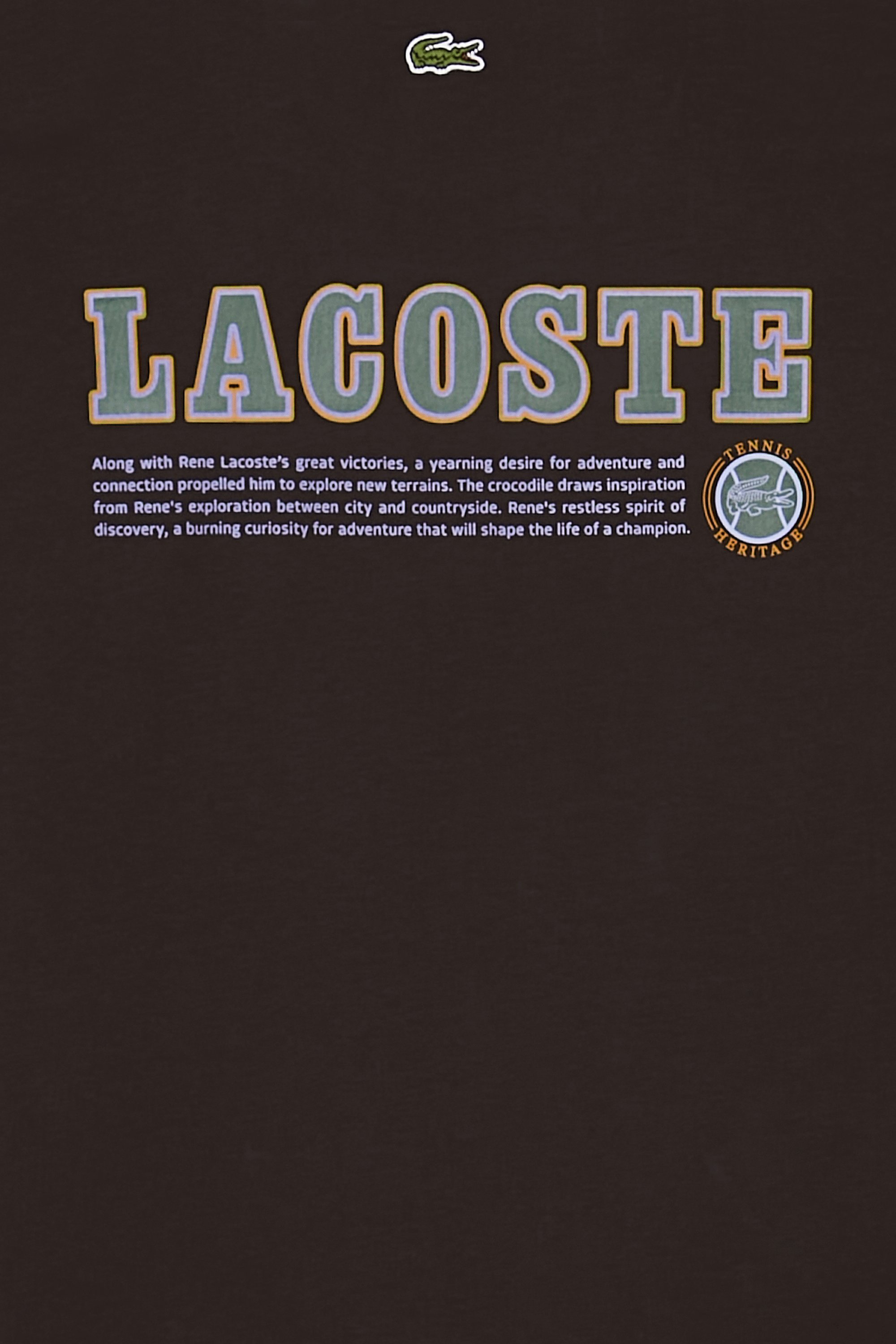 T-shirt | Marron by LACOSTE T-shirt Marron