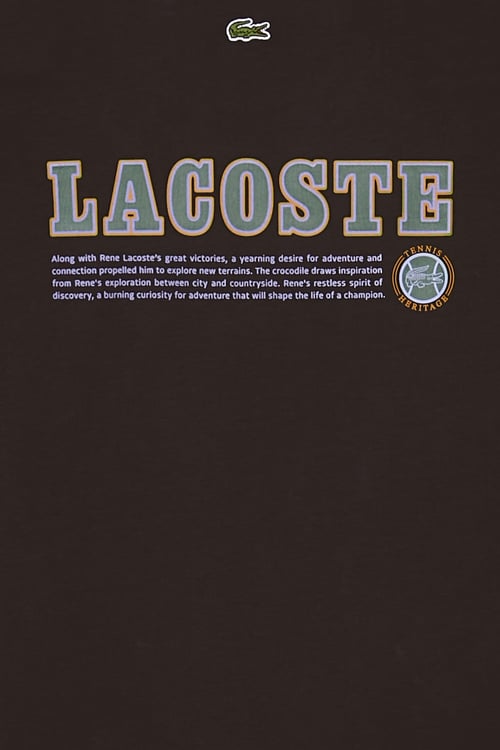 LACOSTE T-shirt Marron