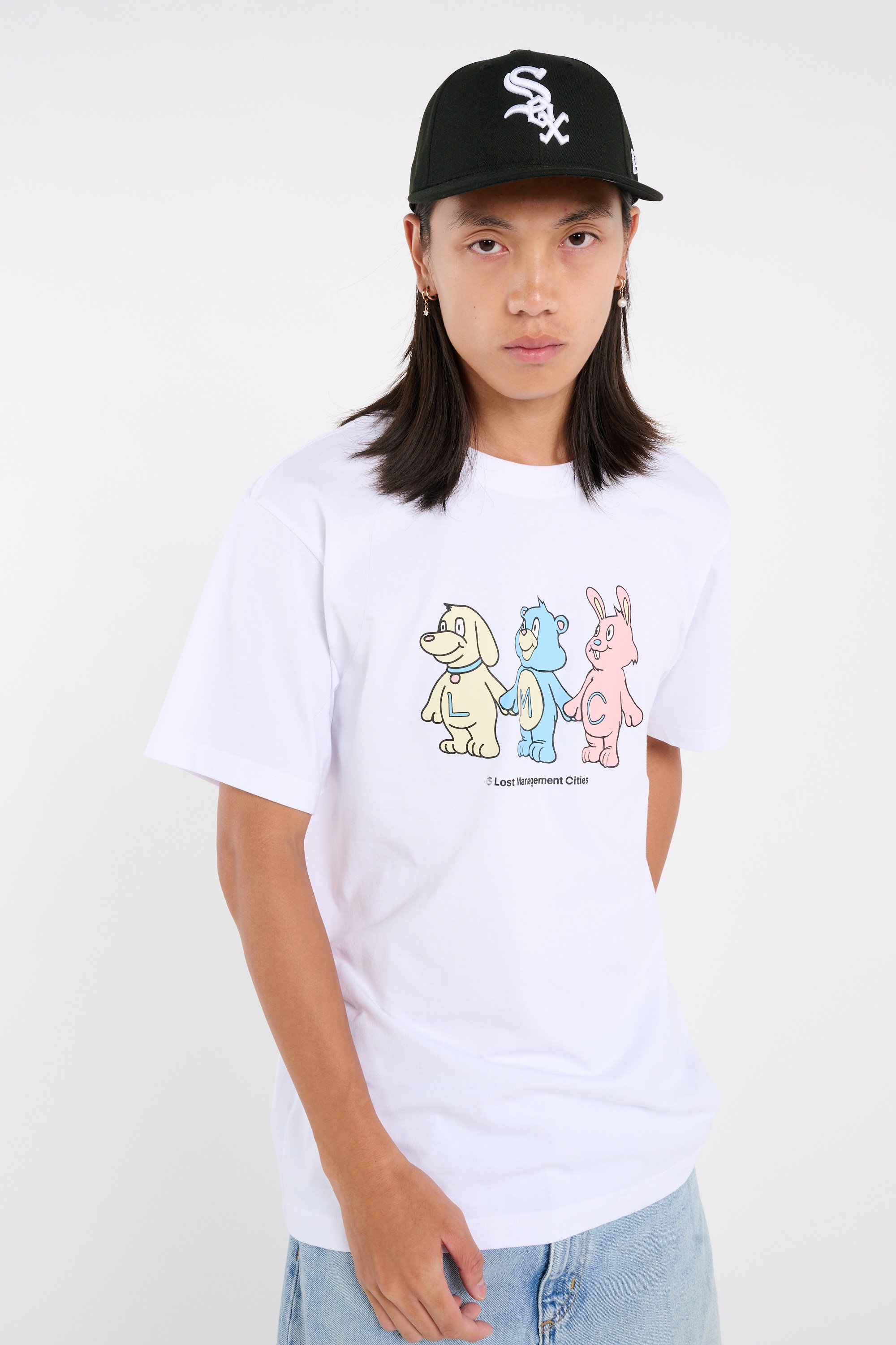 T-shirt | White LOST MANAGEMENT CITIES Men