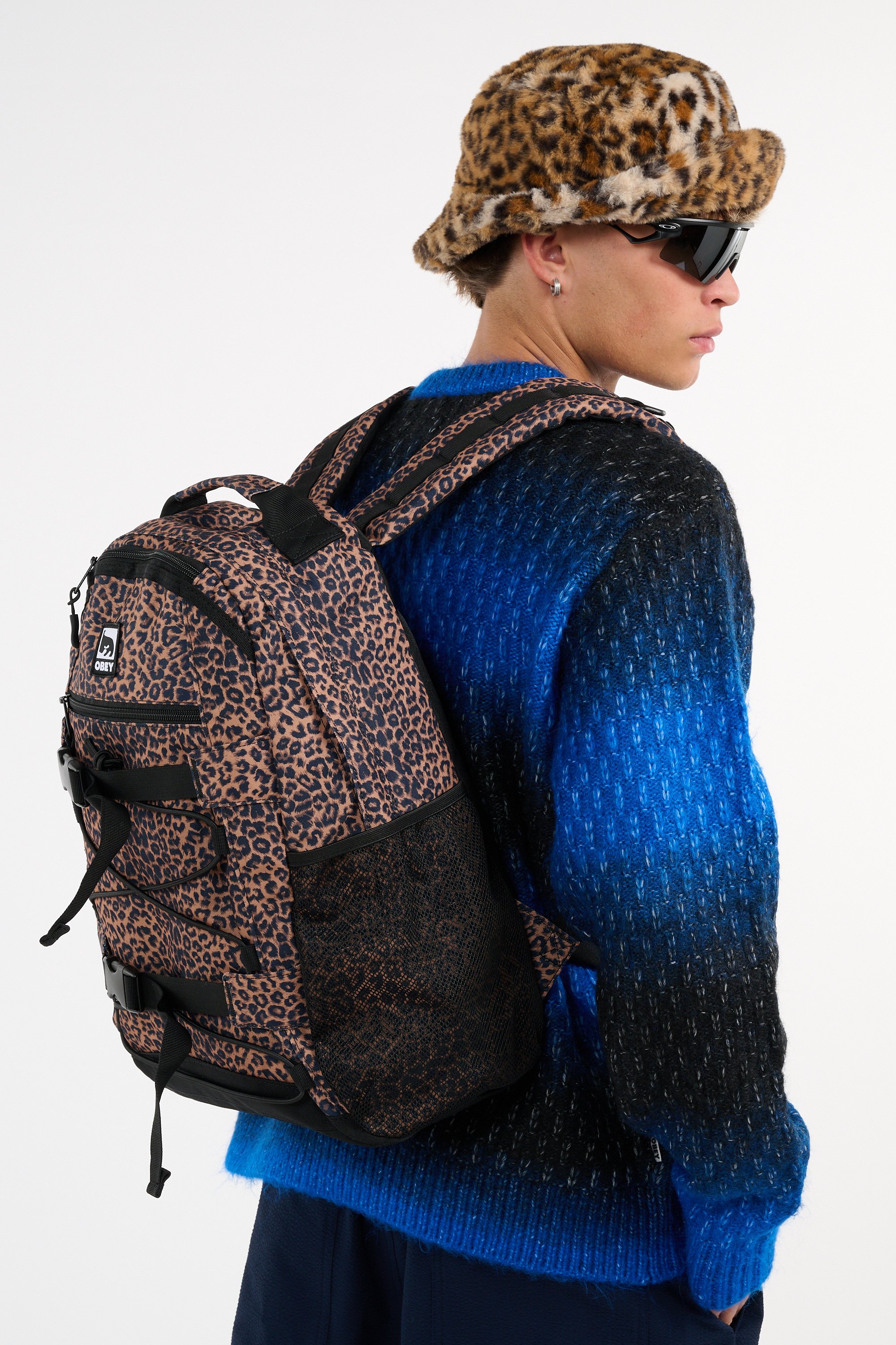 Canvas backpack OBEY Multicolored
