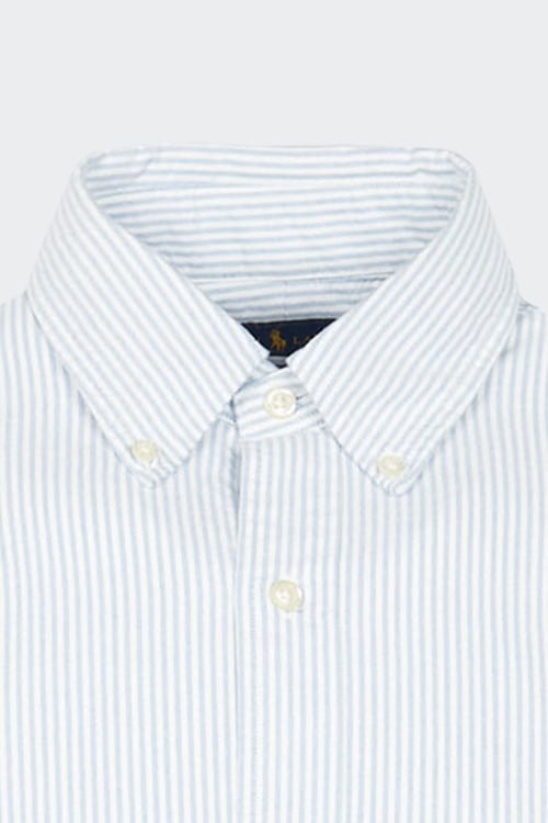 POLO RALPH LAUREN Chemise col américain regular-fit en coton Bleu
