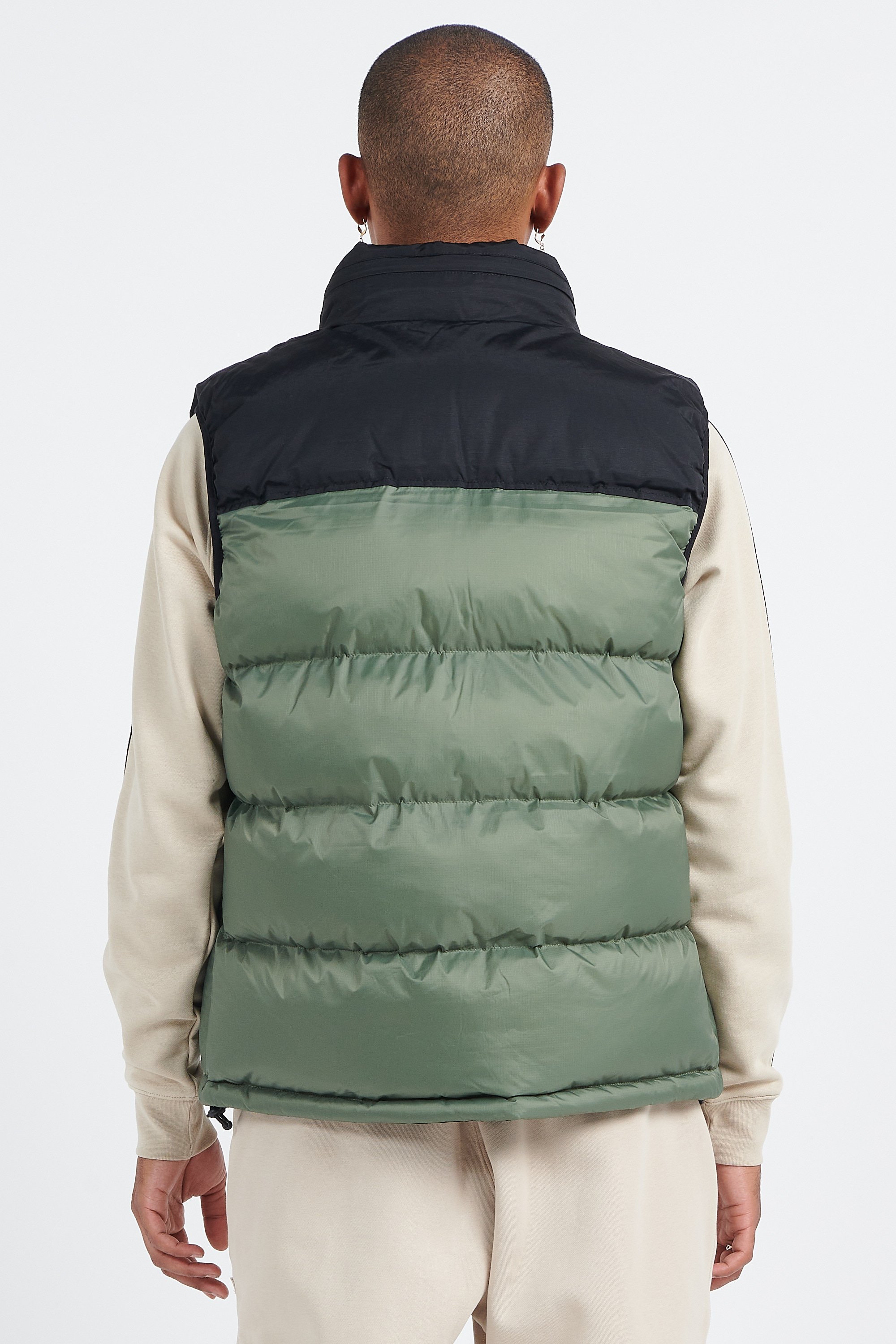 Sleeveless Puffer Jacket | Green SCHOTT Men