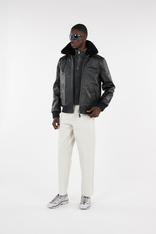 SCHOTT Jacket Black