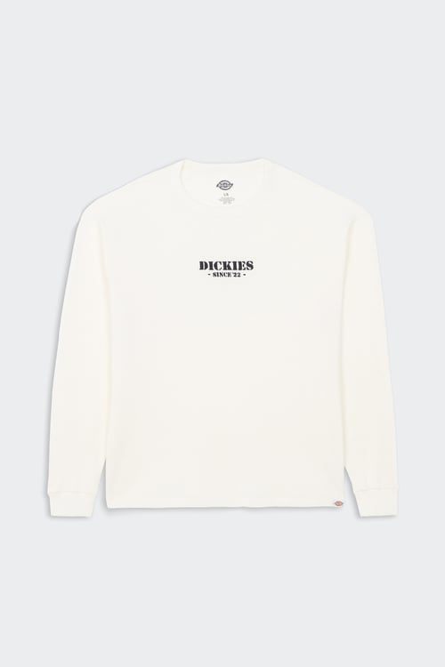 DICKIES Regular-fit round-neck cotton T-shirt White