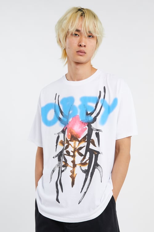 OBEY T-shirt Blanc