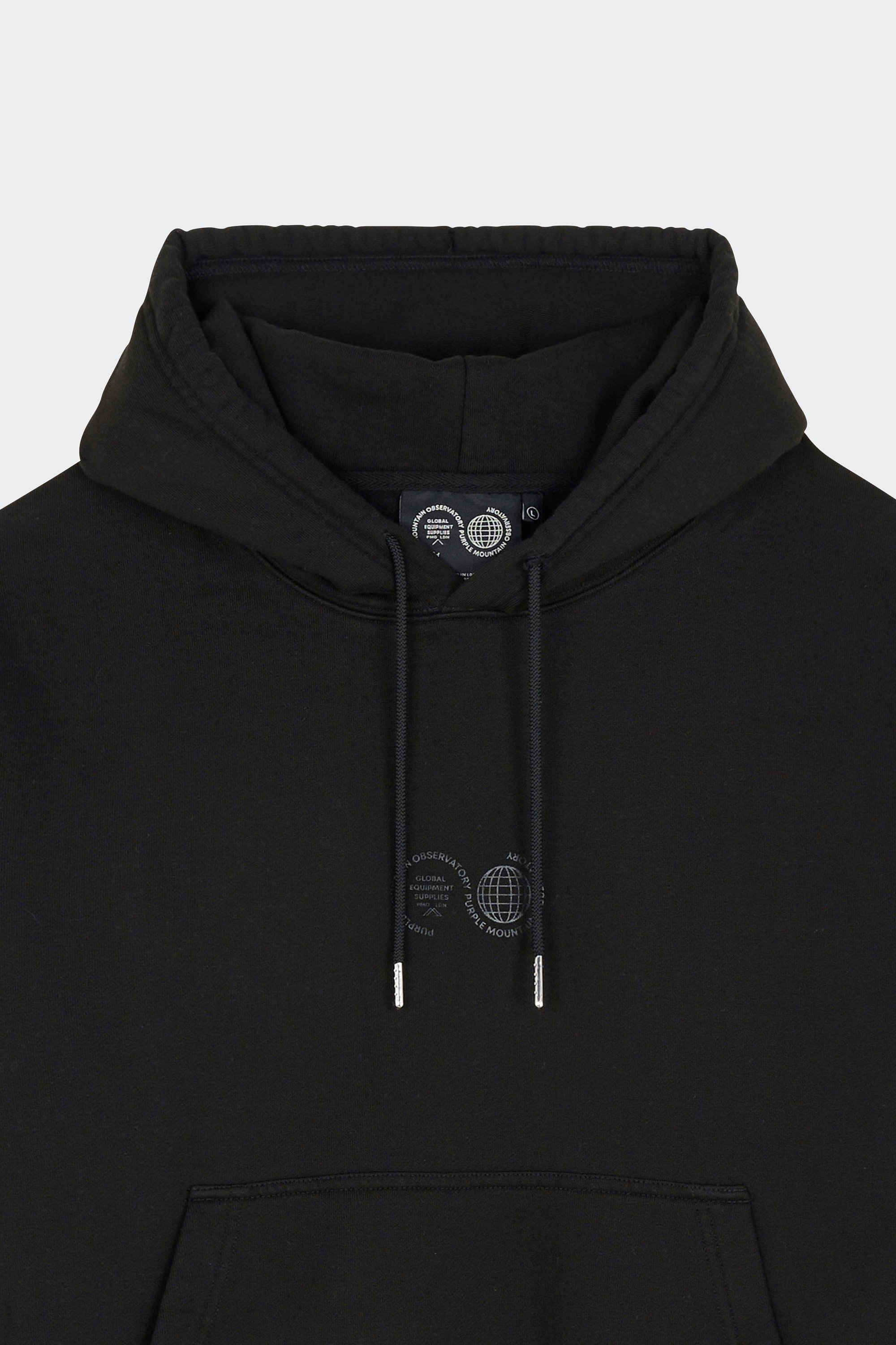 Hoodie | Black by PURPLE MOUNTAIN OBSERVATORY Hoodie Black