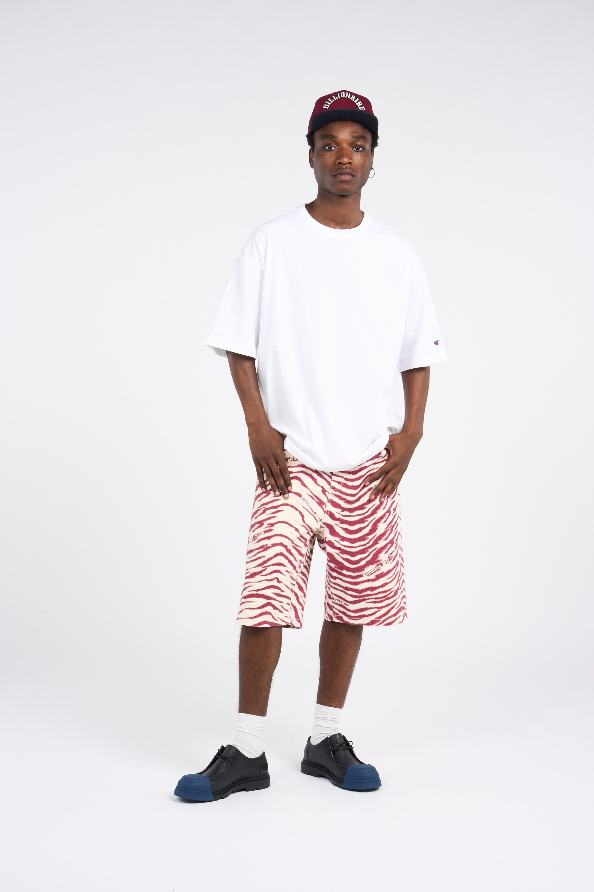 Regular-fit round-neck cotton T-shirt White