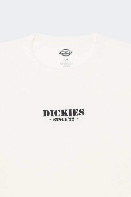 DICKIES Regular-fit round-neck cotton T-shirt White