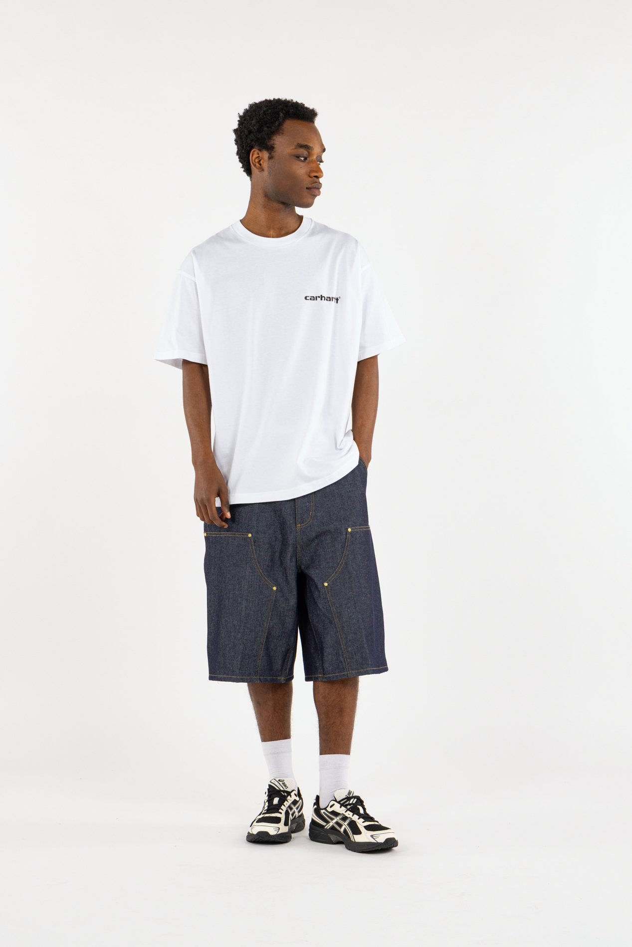 Denim Bermuda shorts CARHARTT WIP Blue