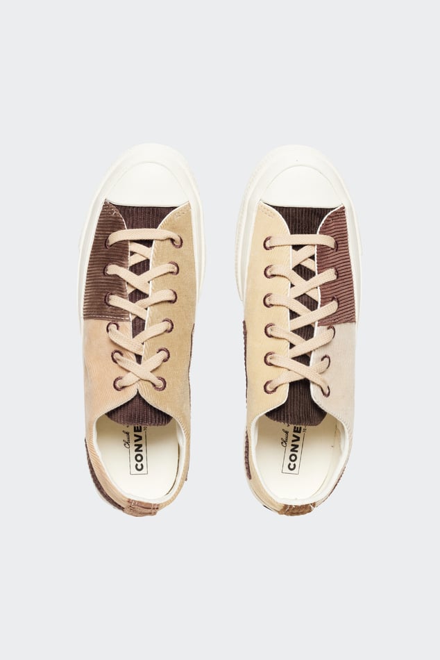 Converse basse femme marron on sale