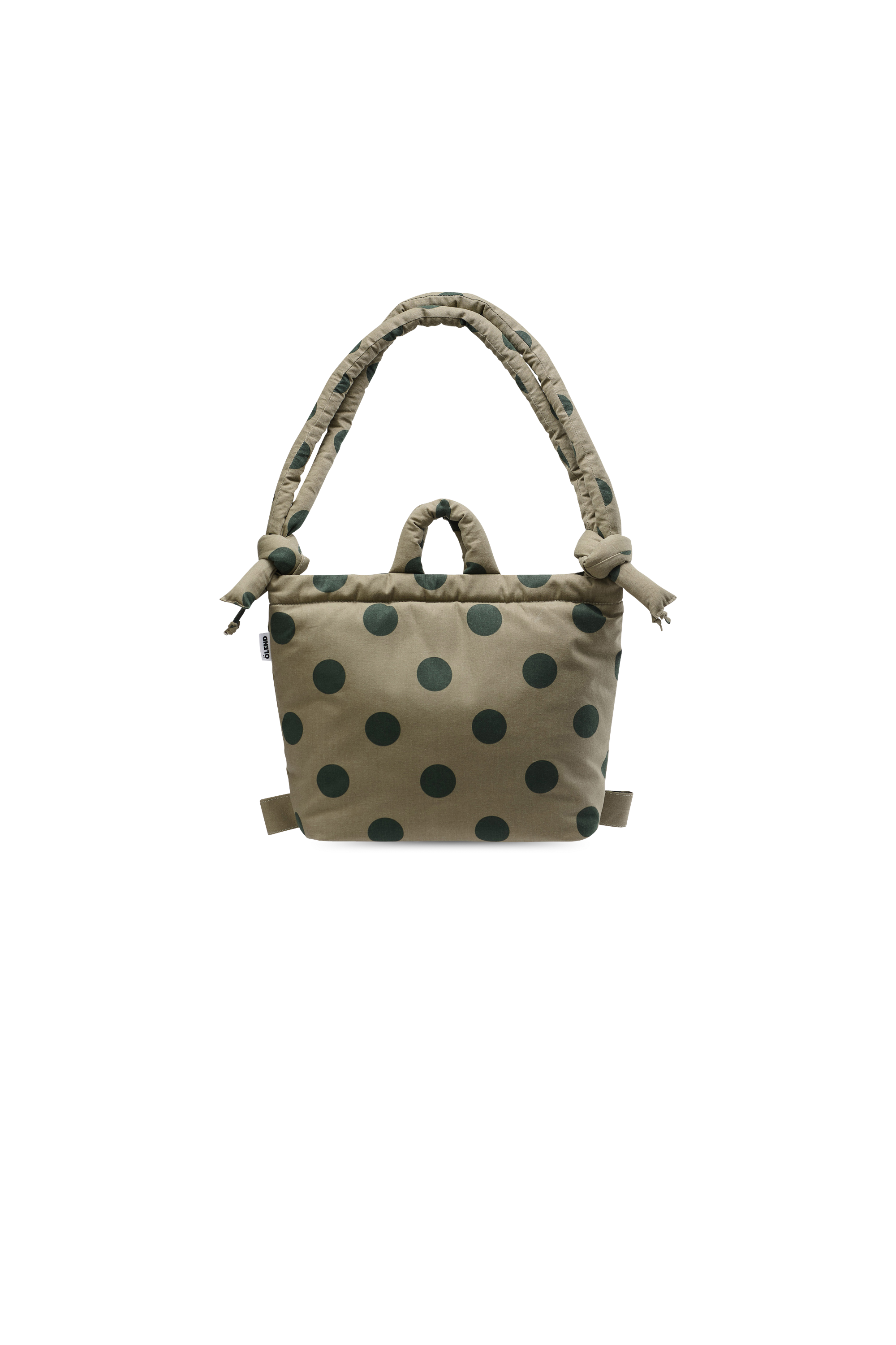 Shoulder bag ONA Dots forest green