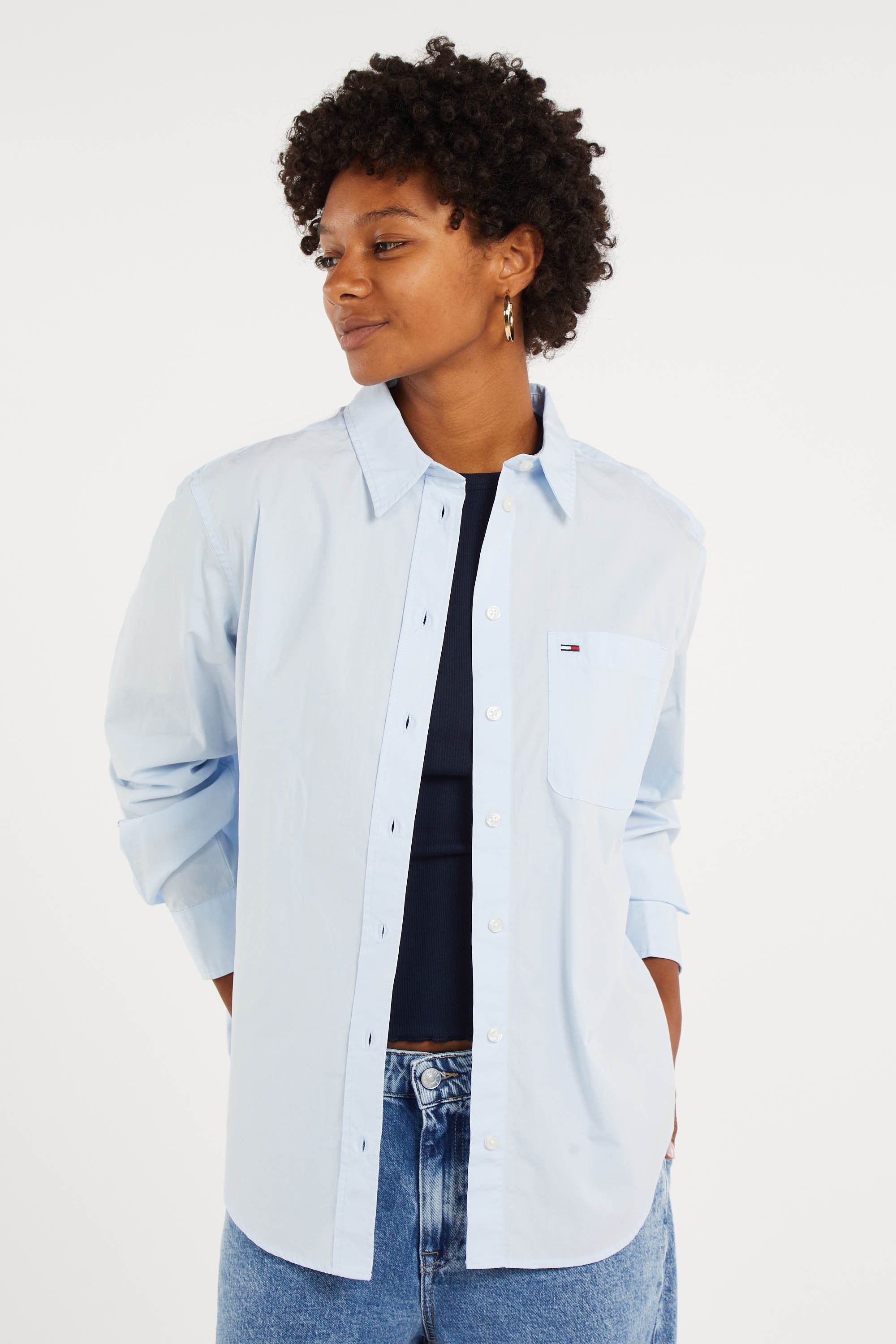 Chemise | Bleu TOMMY JEANS Femme