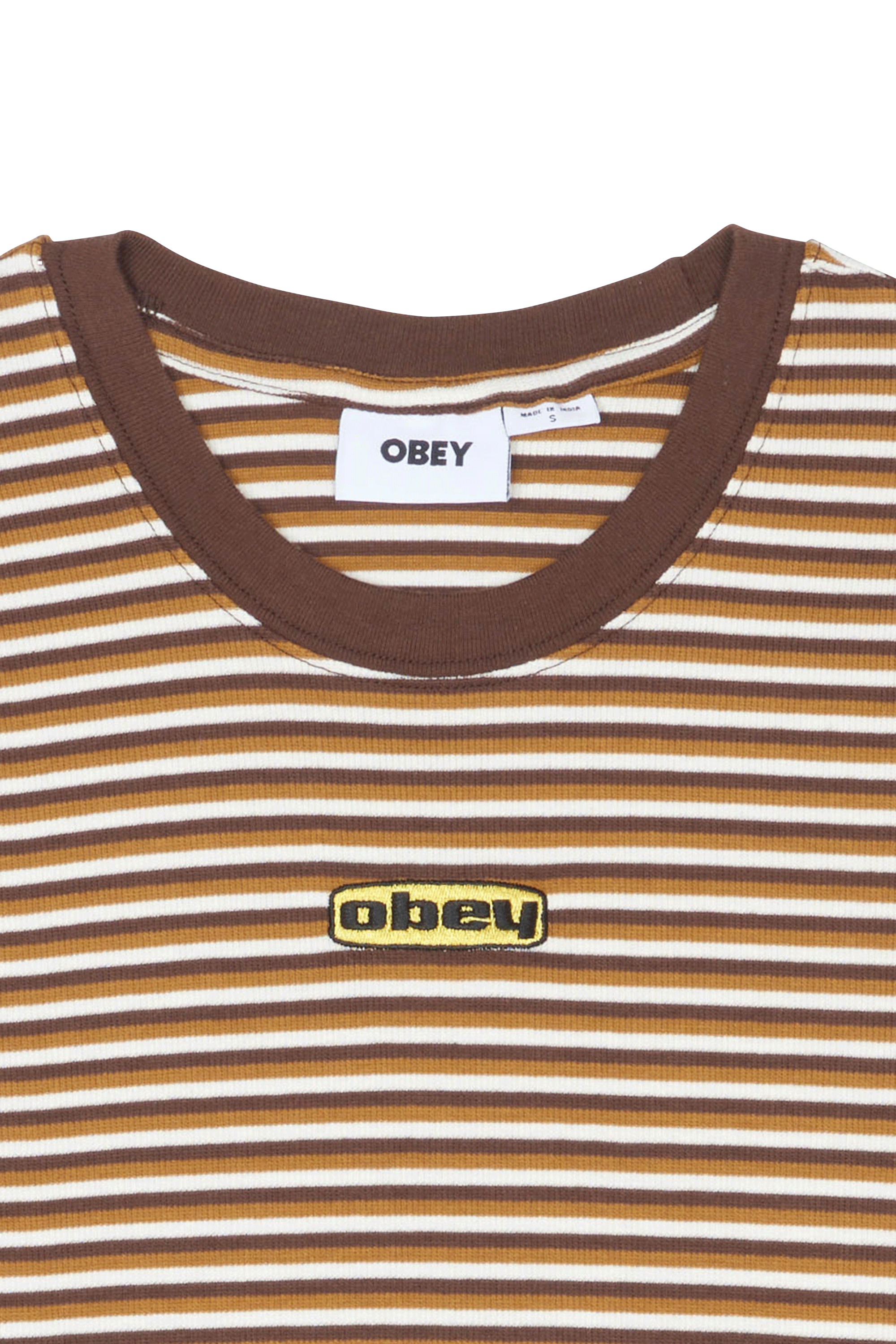 T-shirt  OBEY Marron