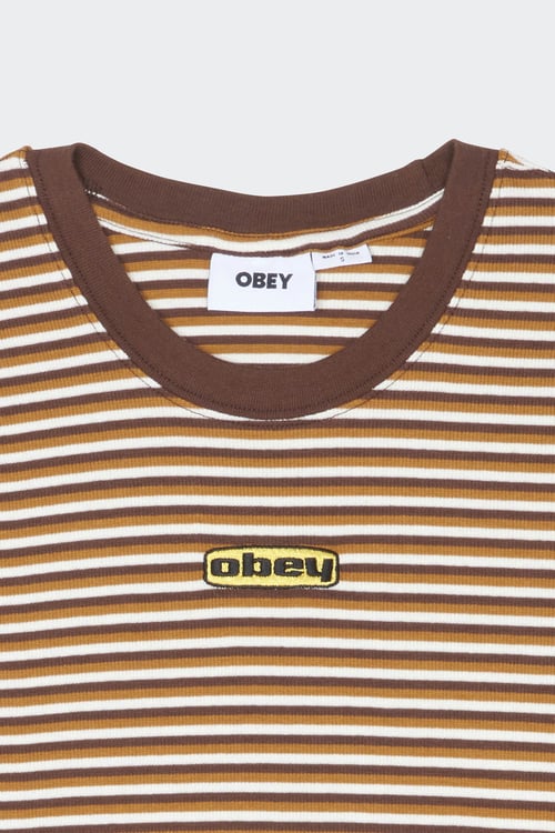 OBEY T-shirt  Marron