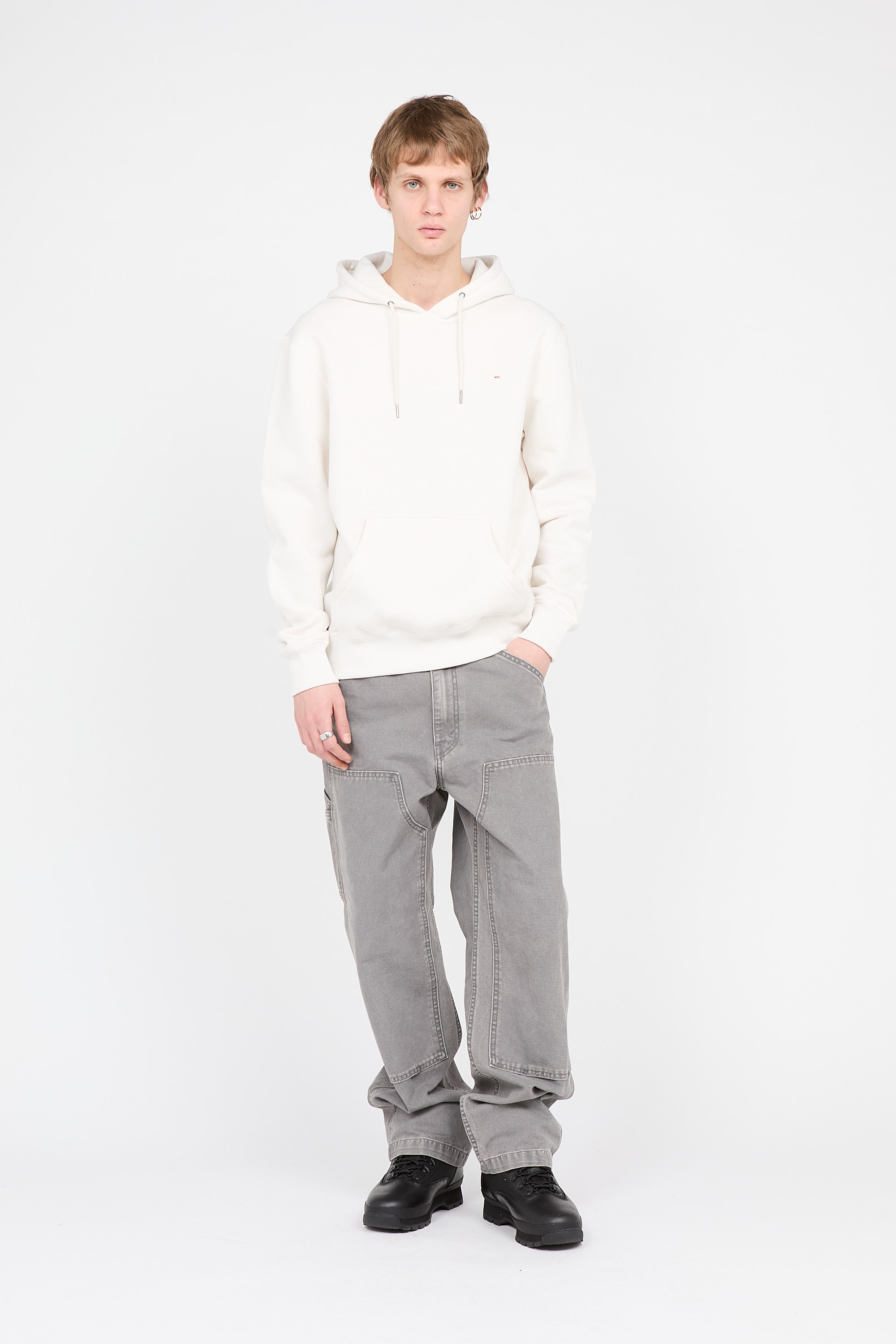 Hoodie | Beige by SCHOTT Hoodie Beige