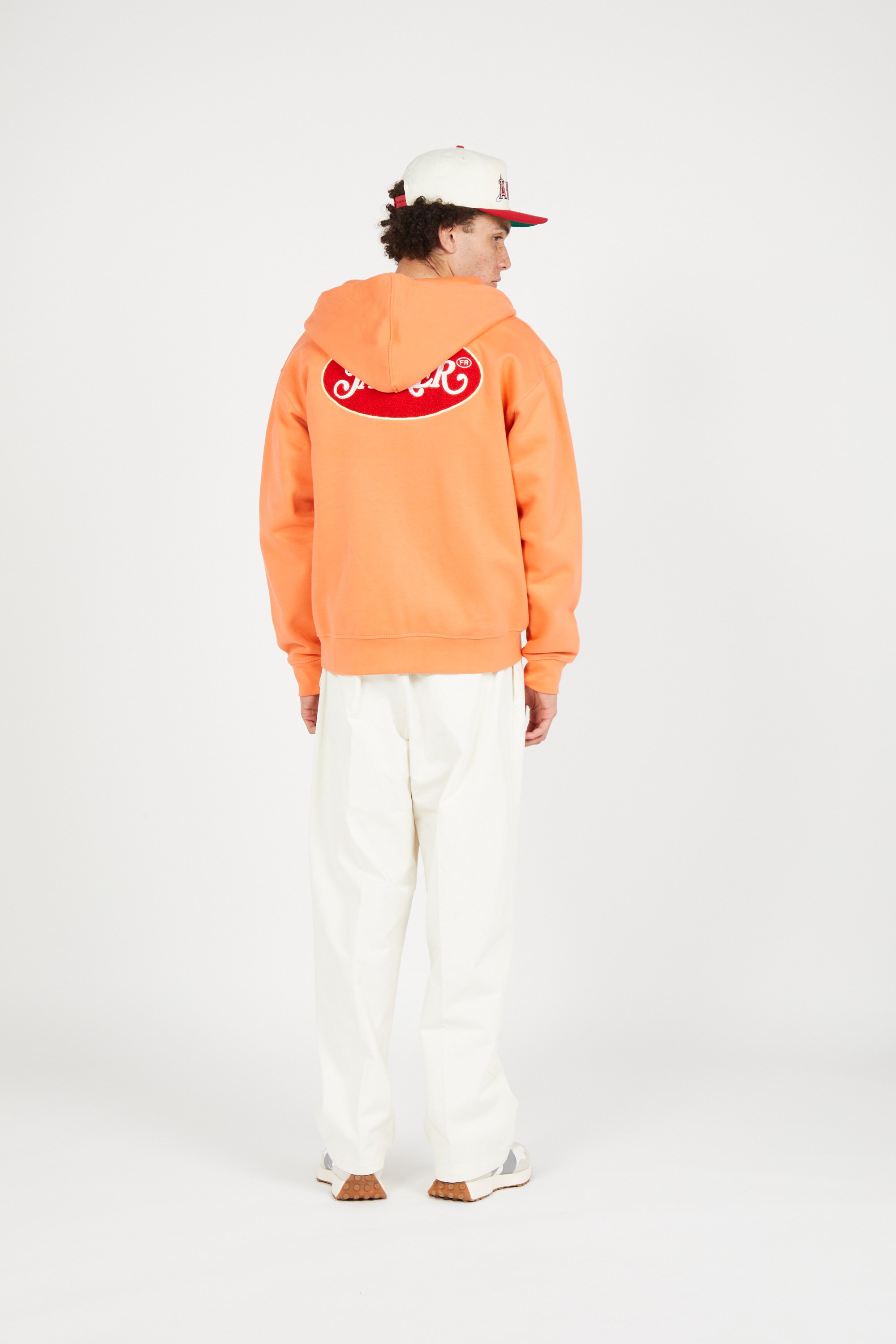Hoodie zippé | Orange JACKER Homme