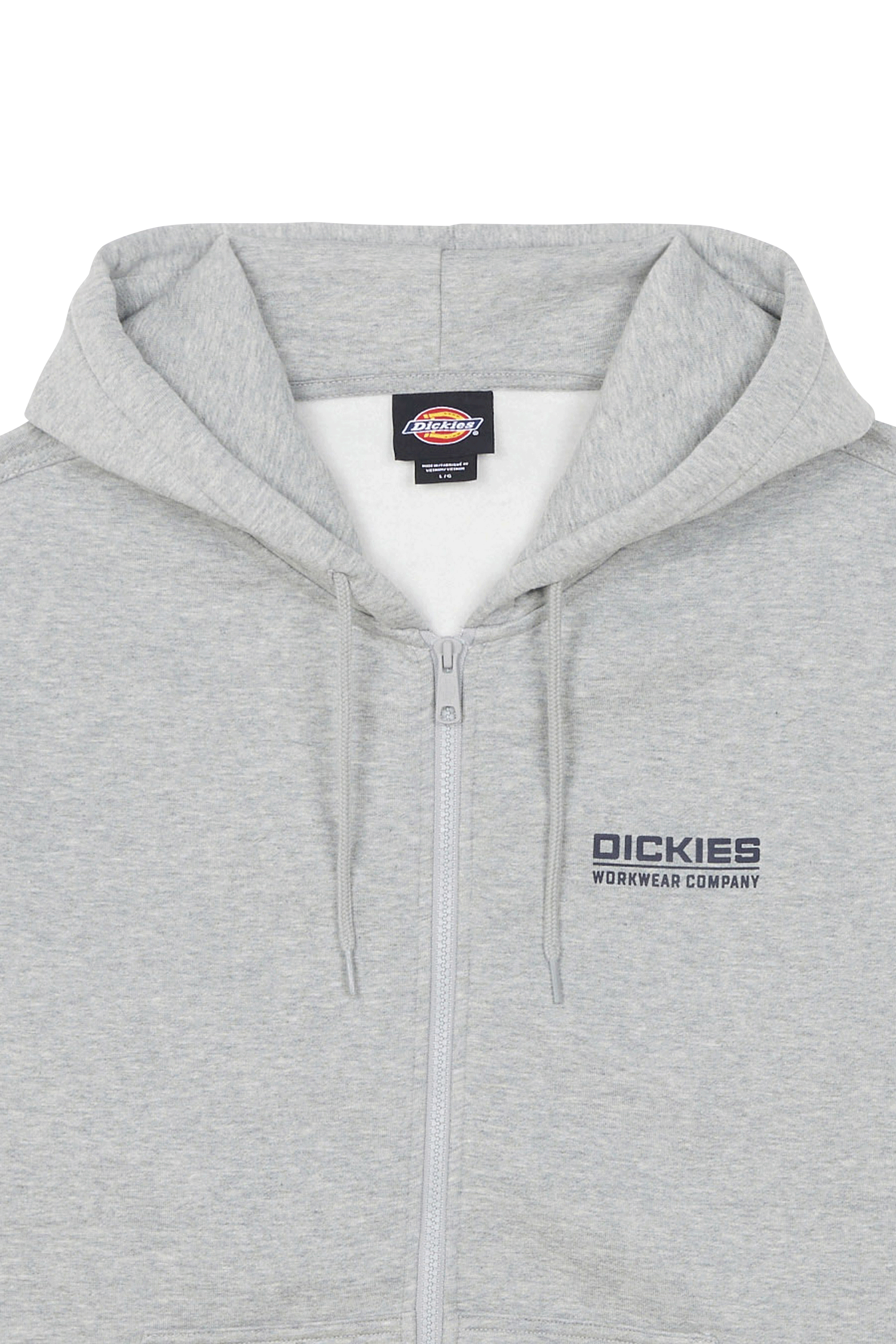 Hoodie zippé Gris