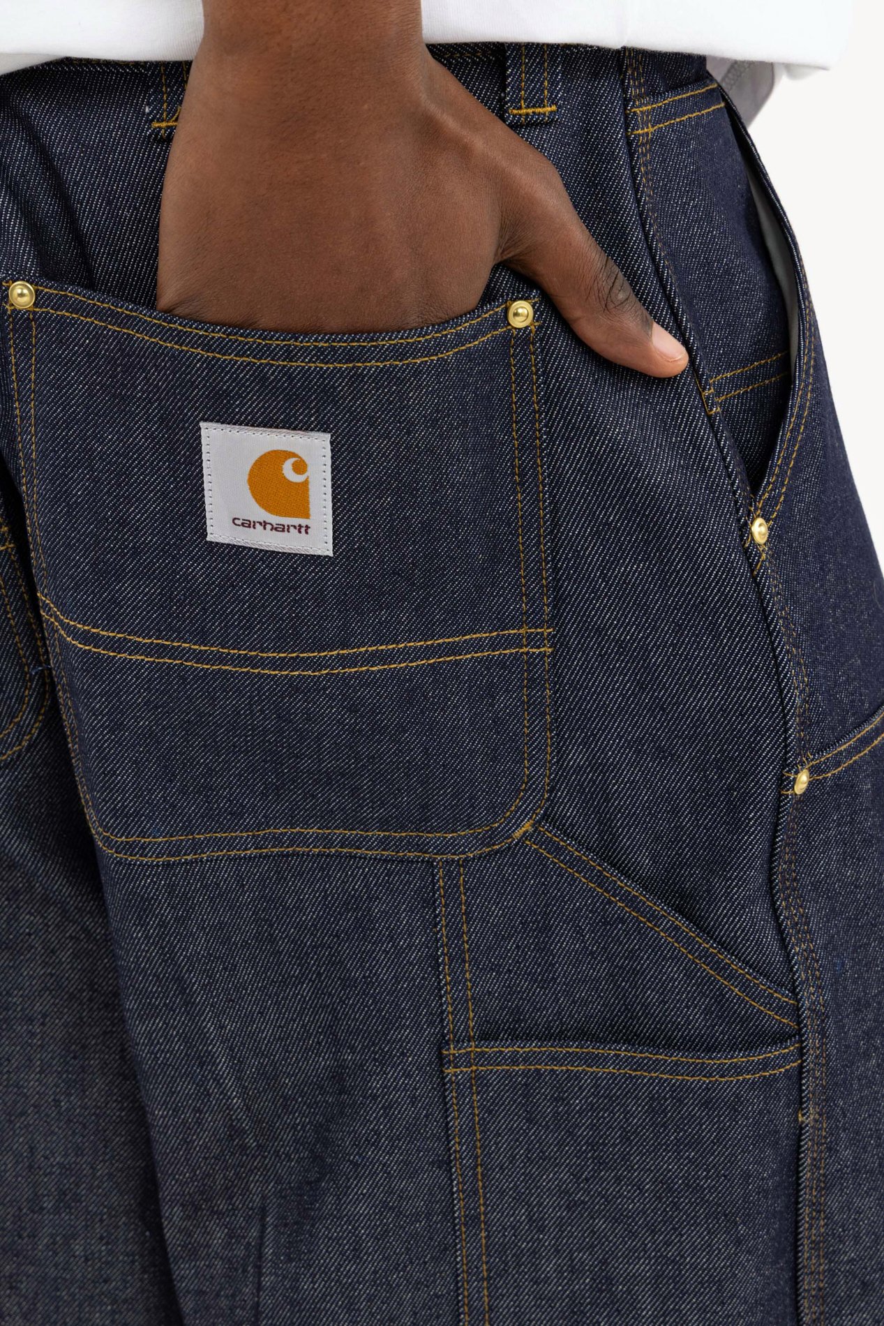 Bermuda en jean Bleu