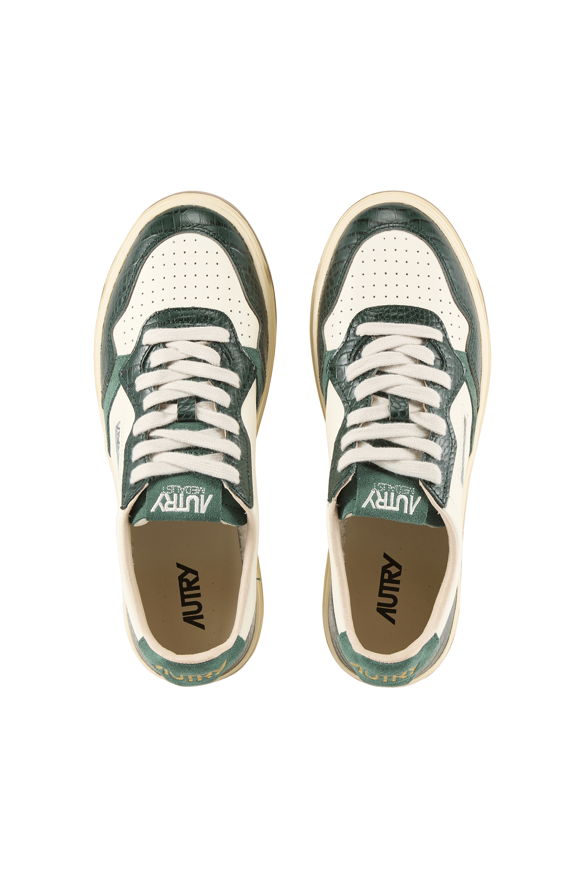 Nubuck low-tops | Green AUTRY Women