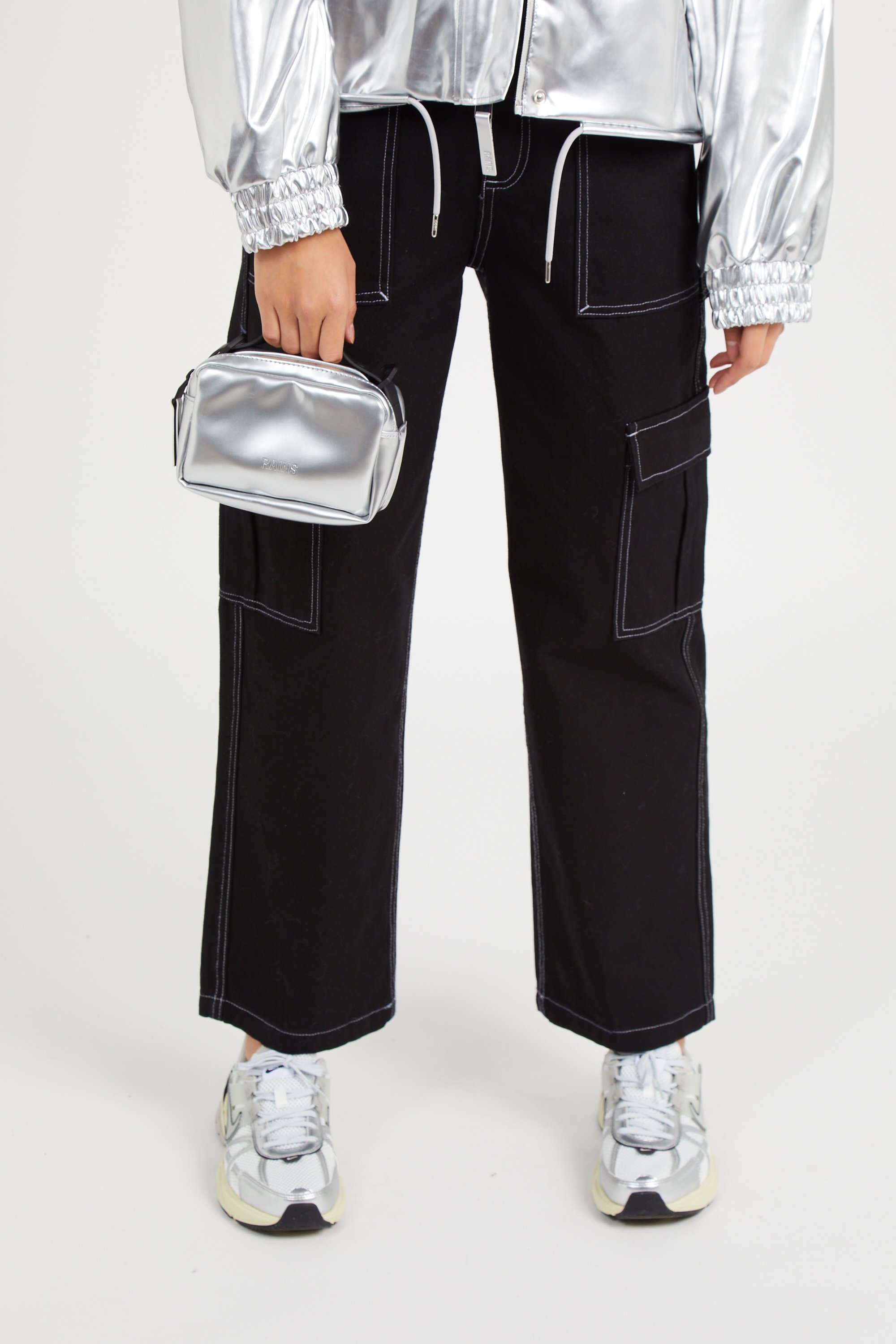 Sac bandoulière RAINS Argent