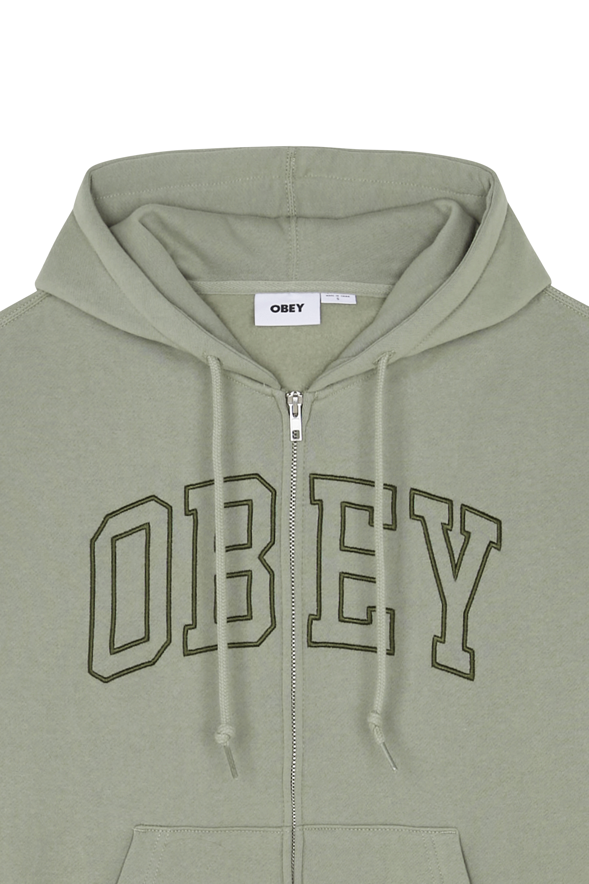 Hoodie zippé Gris