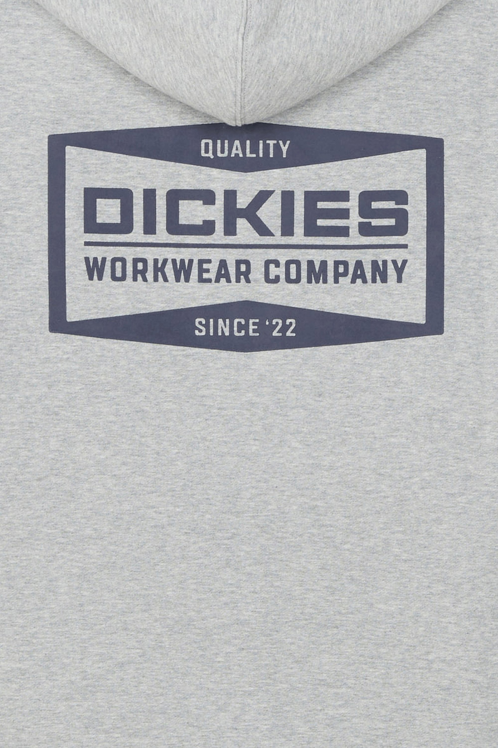 Regular-fit zip-up cotton-blend hoodie with Pony Player | Grey by DICKIES Regular-fit zip-up cotton-blend hoodie with Pony Player Grey