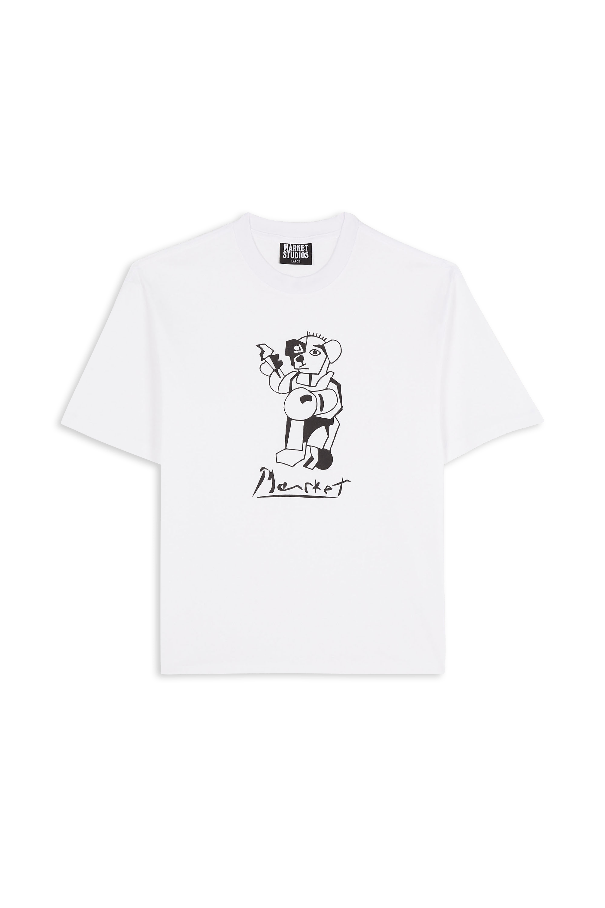 T-shirt MARKET Blanc