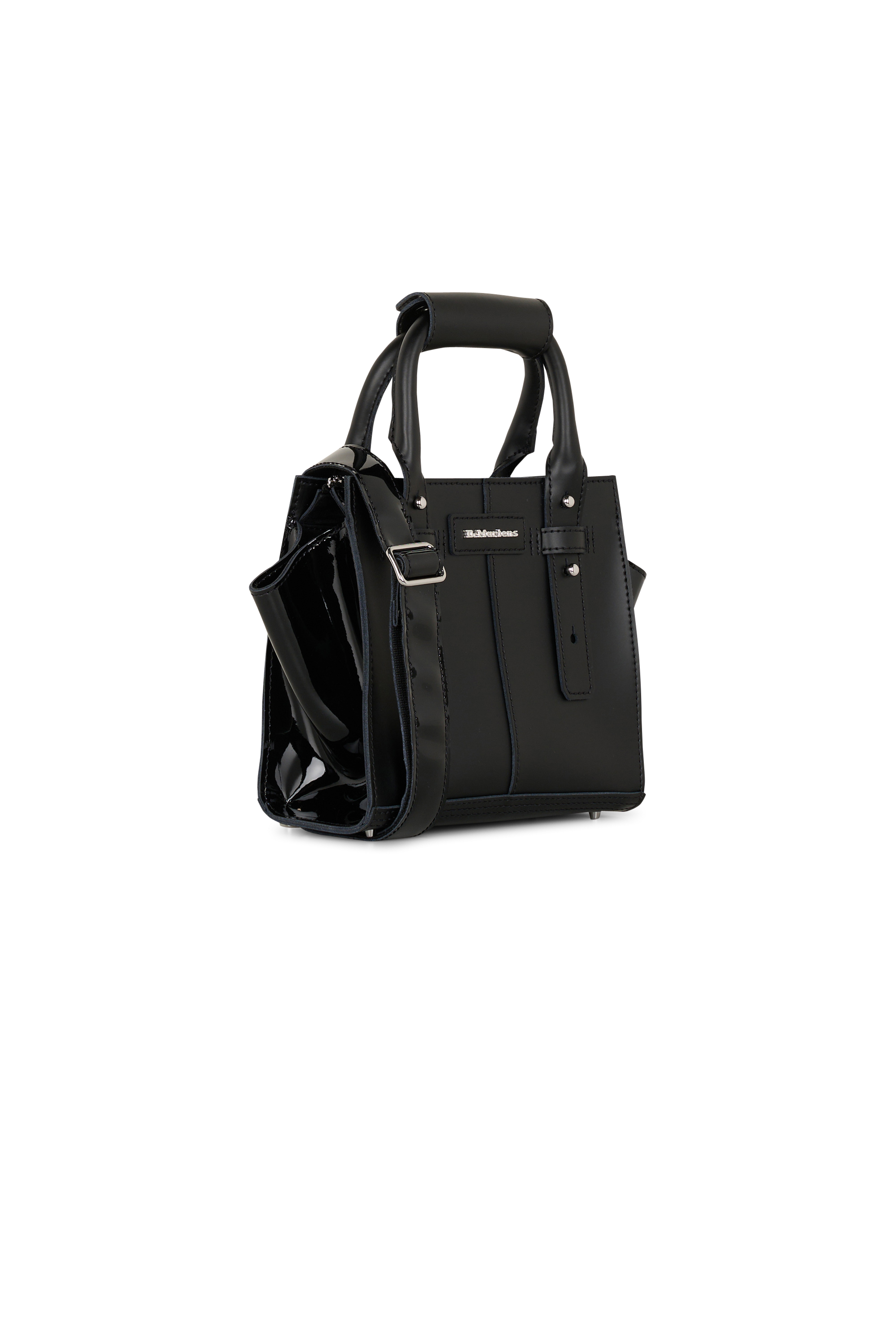 Sac bandoulière en cuir Noir