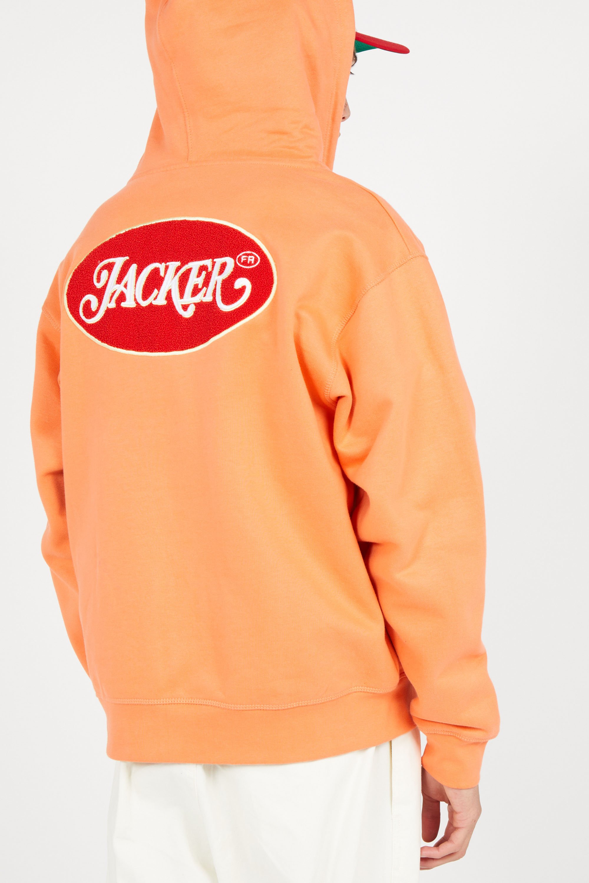 Hoodie zippé | Orange JACKER Homme
