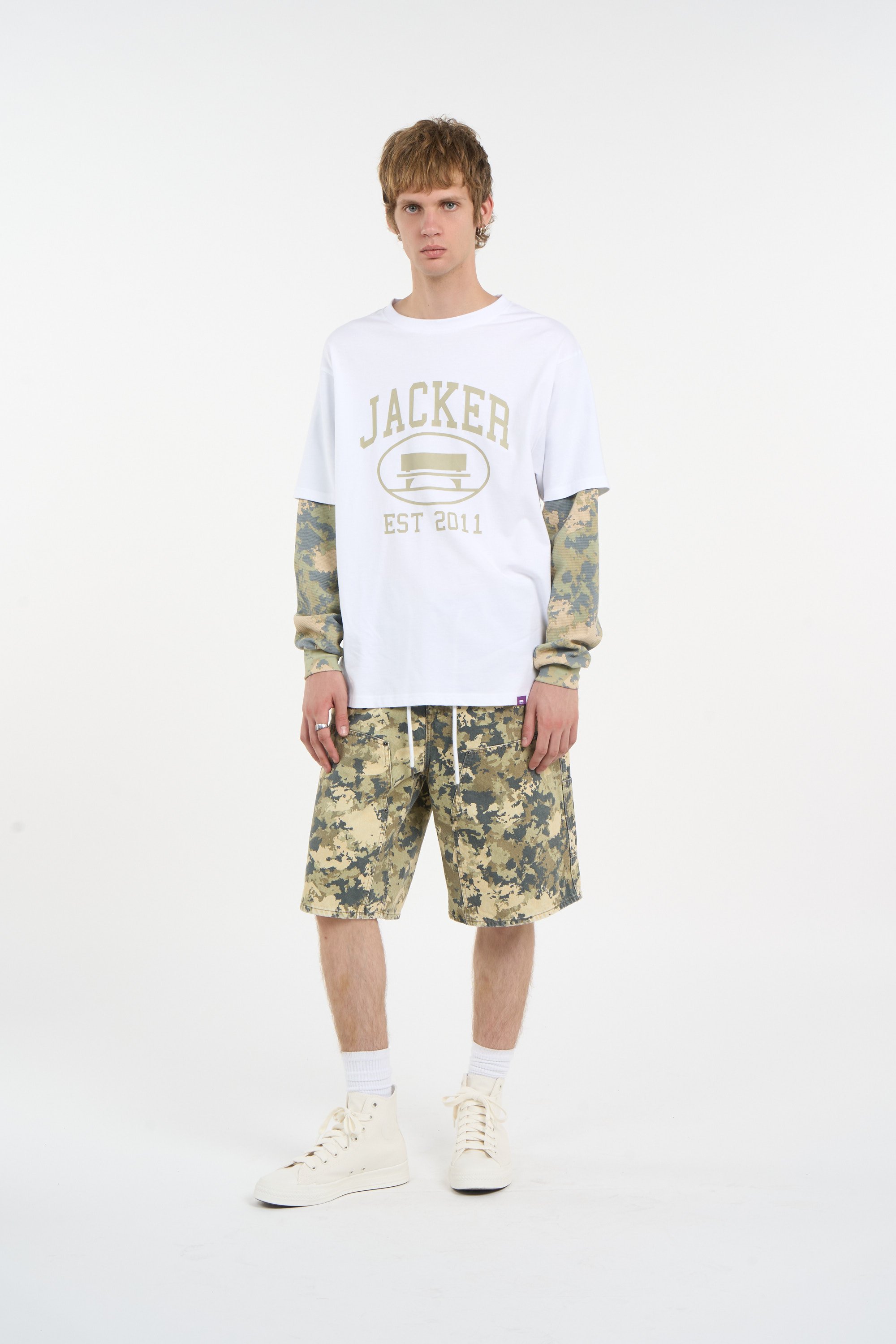 Cotton Bermuda shorts JACKER Green