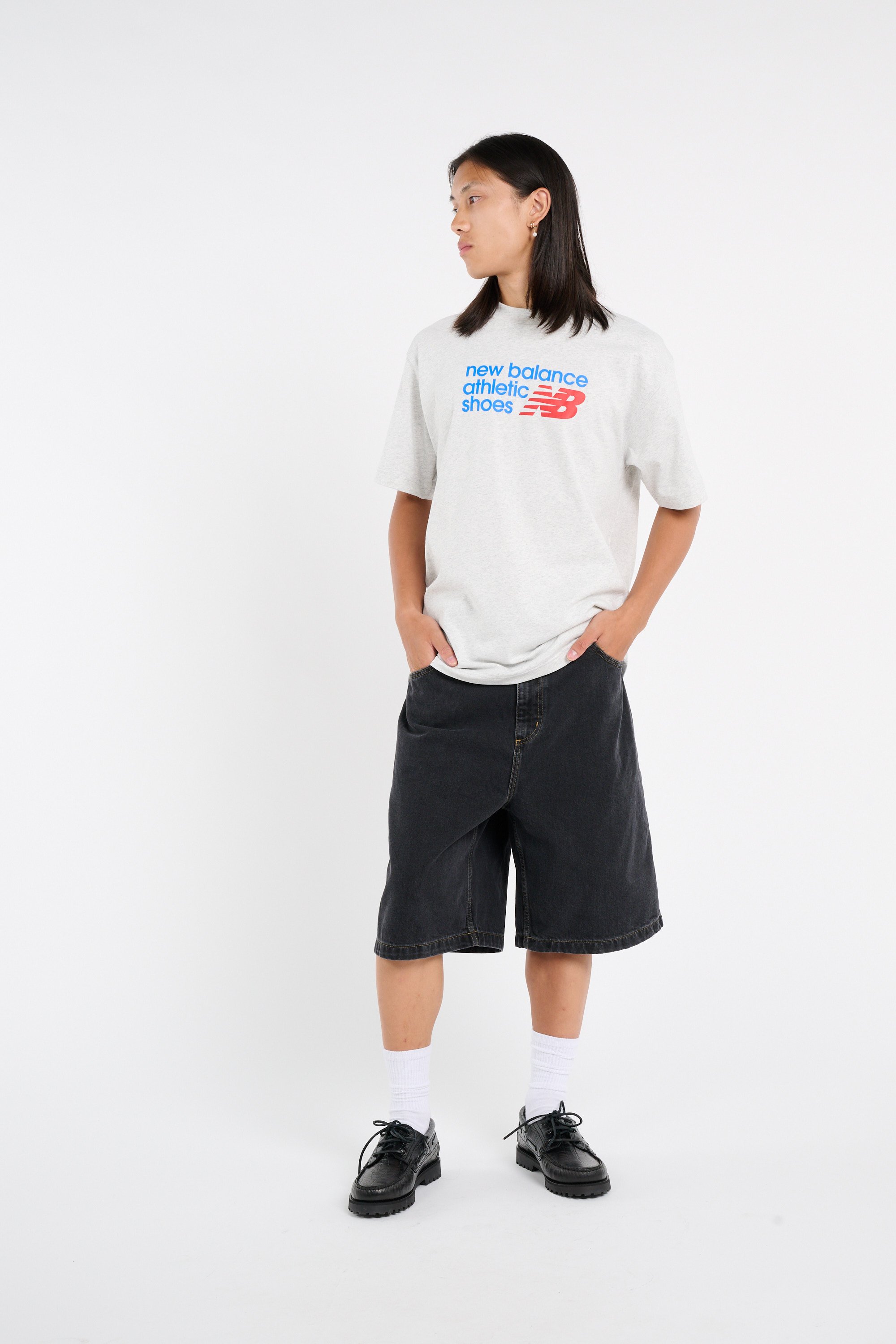 T-shirt NEW BALANCE Gris